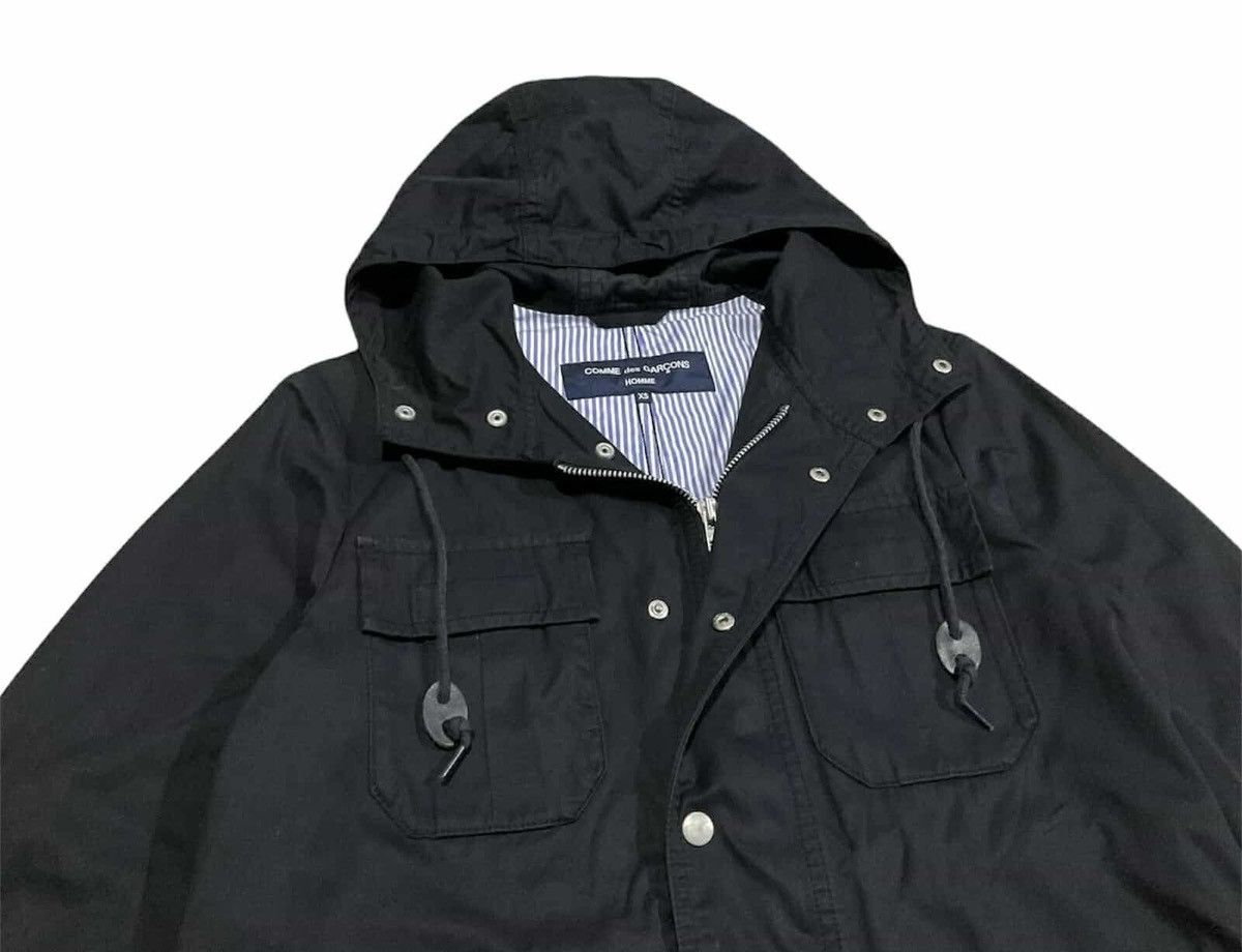 Comme des Garcons Homme × Comme des Garcons Homme Plus × Japanese Brand 🔥Ad2009 Comme Des Garcons Homme Mountain Parka Jacket Hooded Size US M / EU 48-50 / 2 - 6 Thumbnail