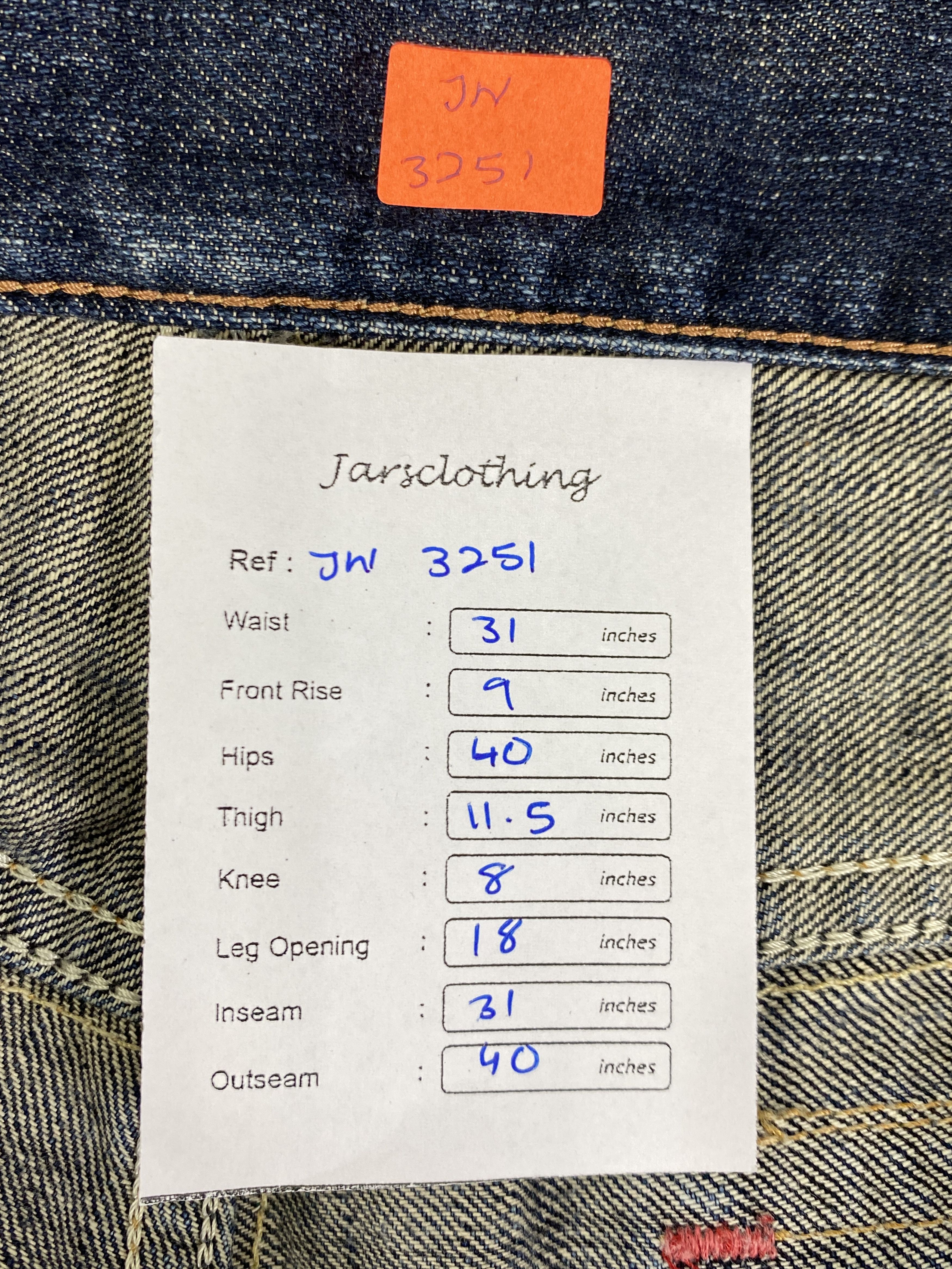 Edwin EDWIN BLUE TRIP VINTAGE FLARE DISTRESSED JEANS 31x31- JN3251 Size US 31 - 8 Thumbnail