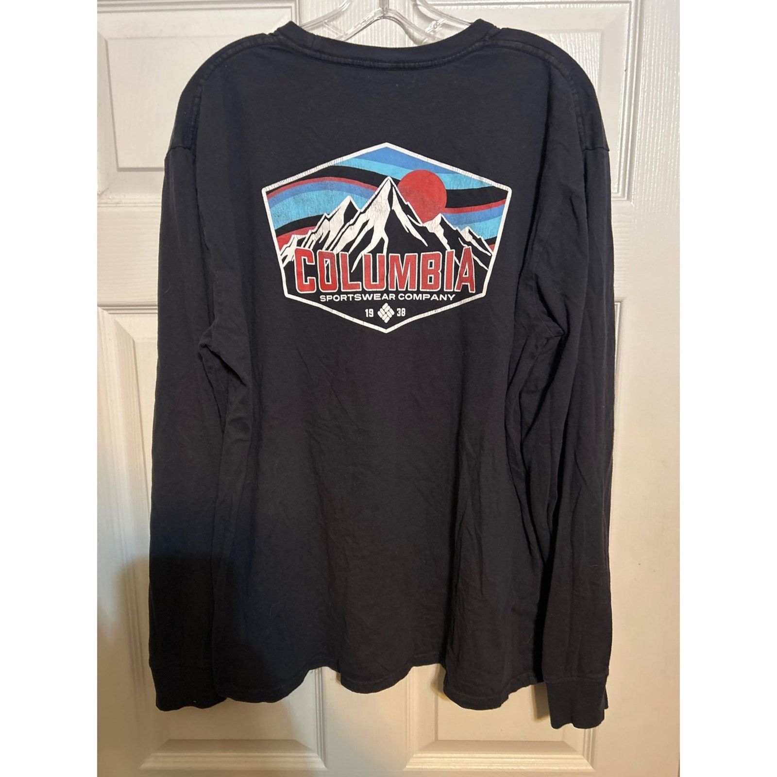 Columbia Columbia Mens XL Long Sleeve Graphic T-Shirt Black Mountain Size US XL / EU 56 / 4 - 3 Thumbnail