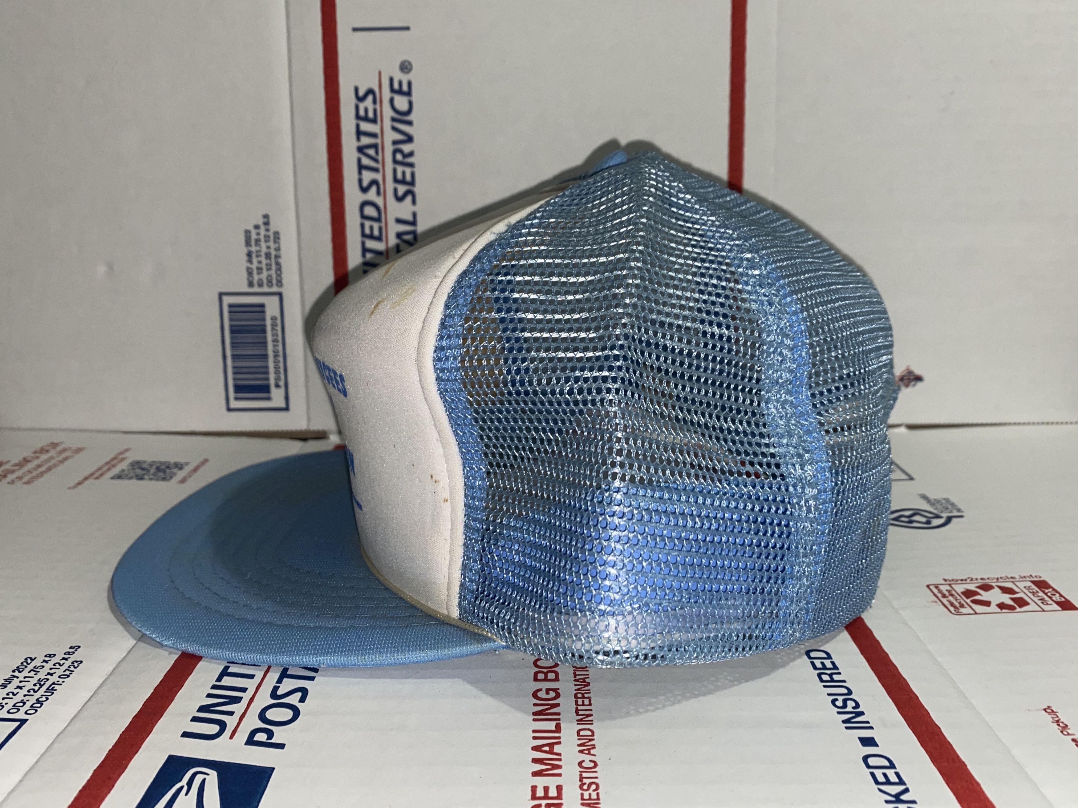 Vintage vtg 80s Herington Jaycees Marathon trucker hat cap Kansas US Size ONE SIZE - 4 Thumbnail