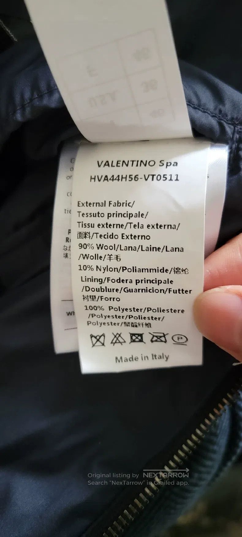Valentino Valentino Men's wool down jacket Size US S / EU 44-46 / 1 - 9 Thumbnail
