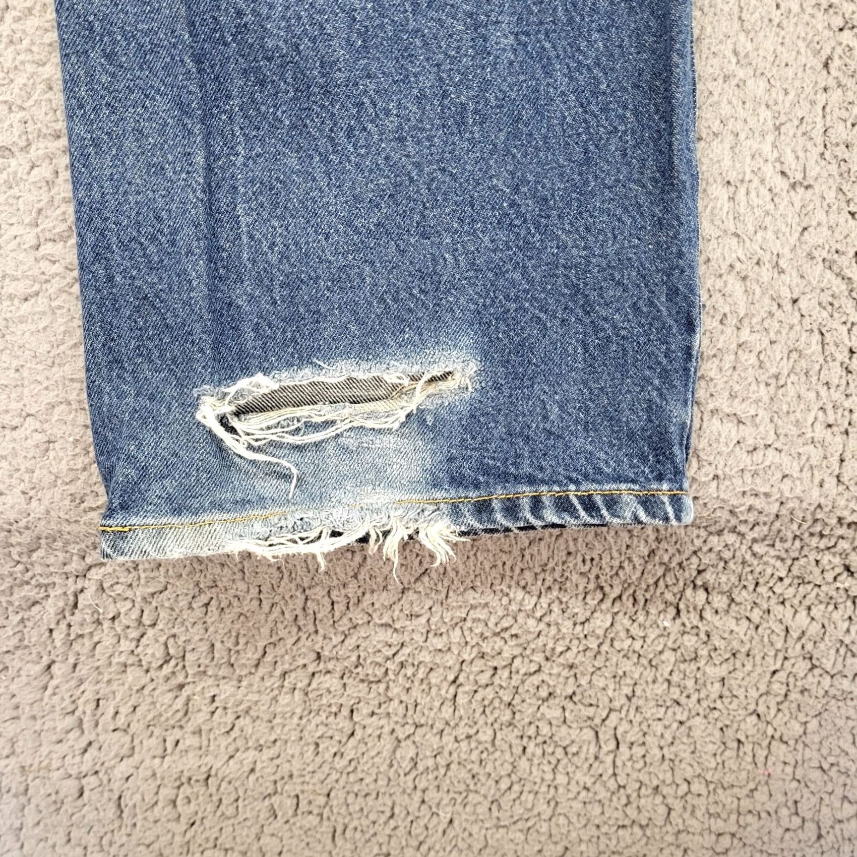 Levi's VINTAGE Levis 517 Mens Jeans 40x32 Straight Blue Denim 5-Pocket Regular Waist 40 Red Tab Mens Size US 40 / EU 56 - 3 Thumbnail
