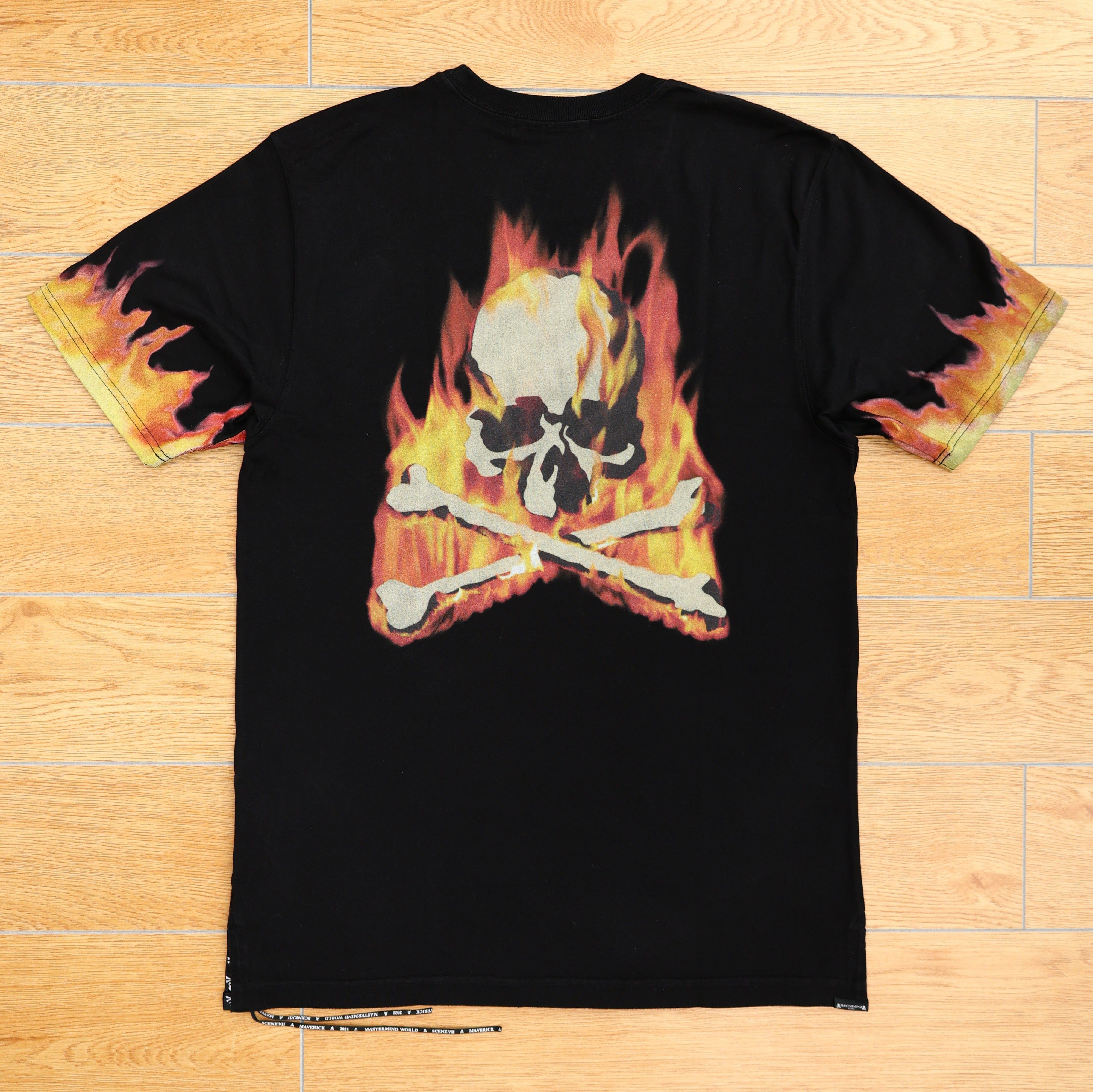 Mastermind World Mastermind World Japan Flame Skull T-Shirt Size US M / EU 48-50 / 2 - 2 Thumbnail