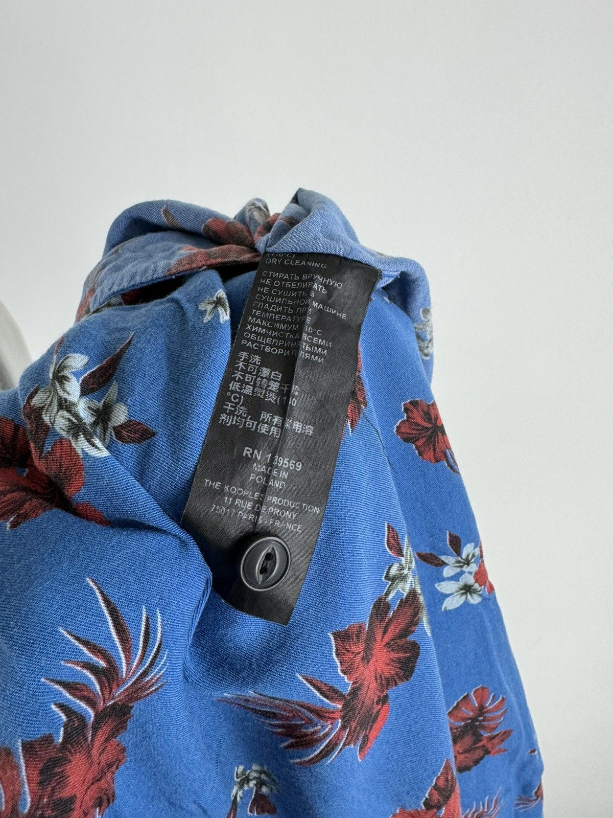 The Kooples The Kooples Short Sleeve Hawaii Style Shirt Size US S / EU 44-46 / 1 - 5 Thumbnail