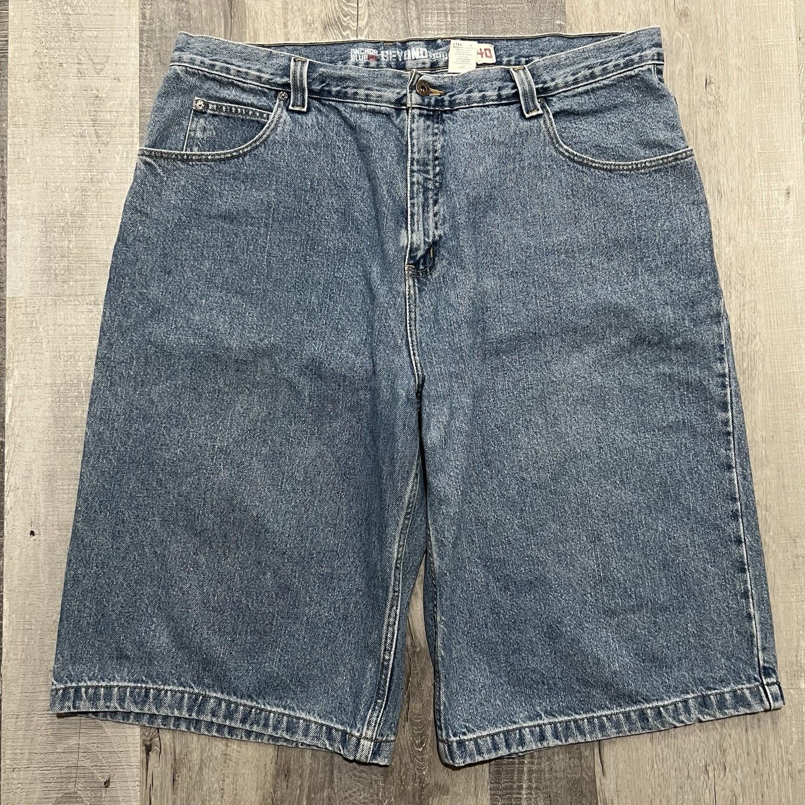 Anchor Blue VTG Anchor Blue Beyond Baggy 90s Y2K Skater Hip Hop Shorts Size US 40 / EU 56 - 1 Thumbnail