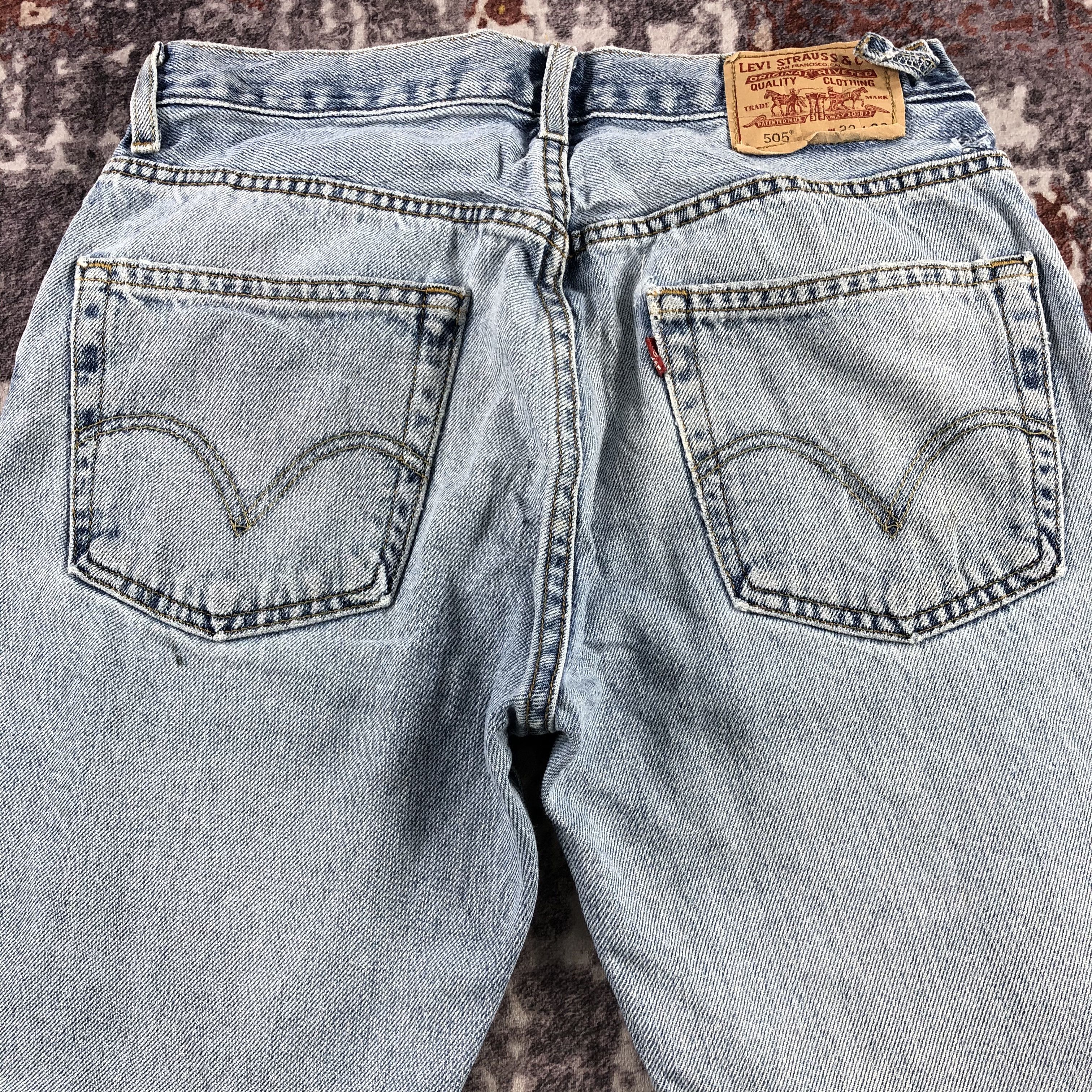Levi's × Vintage Vintage Blue Wash Levis 505 Jeans-JM3135 Size US 30 / EU 46 - 5 Thumbnail