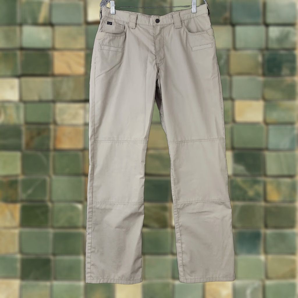 Vintage 5.11 Tactical Pants Mens Beige Straight 34x34 Size US 34 / EU 50 - 1 Thumbnail
