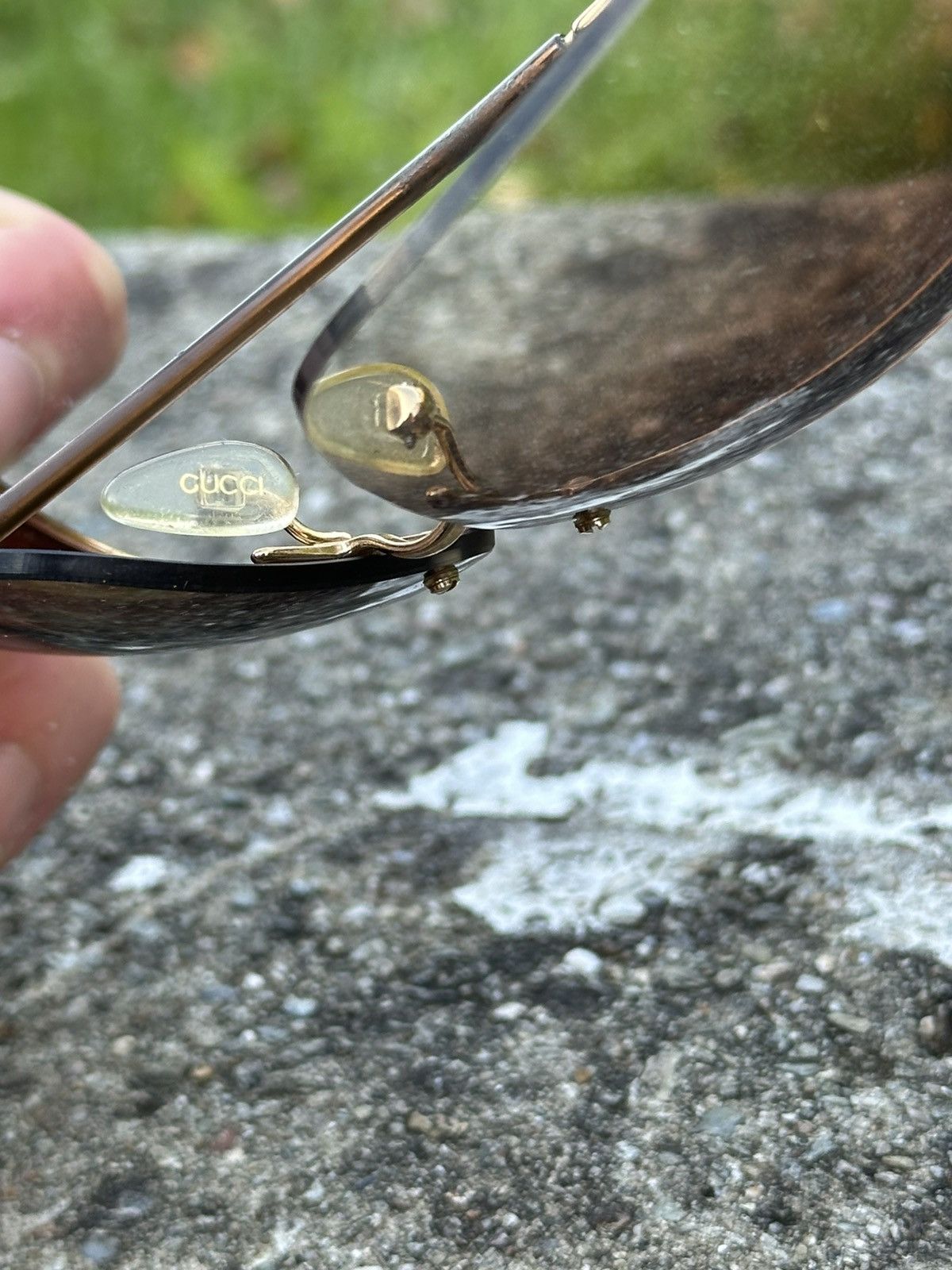 Gucci Vintage Gucci Sunglasses GG2652/S Gold with case Size ONE SIZE - 11 Thumbnail