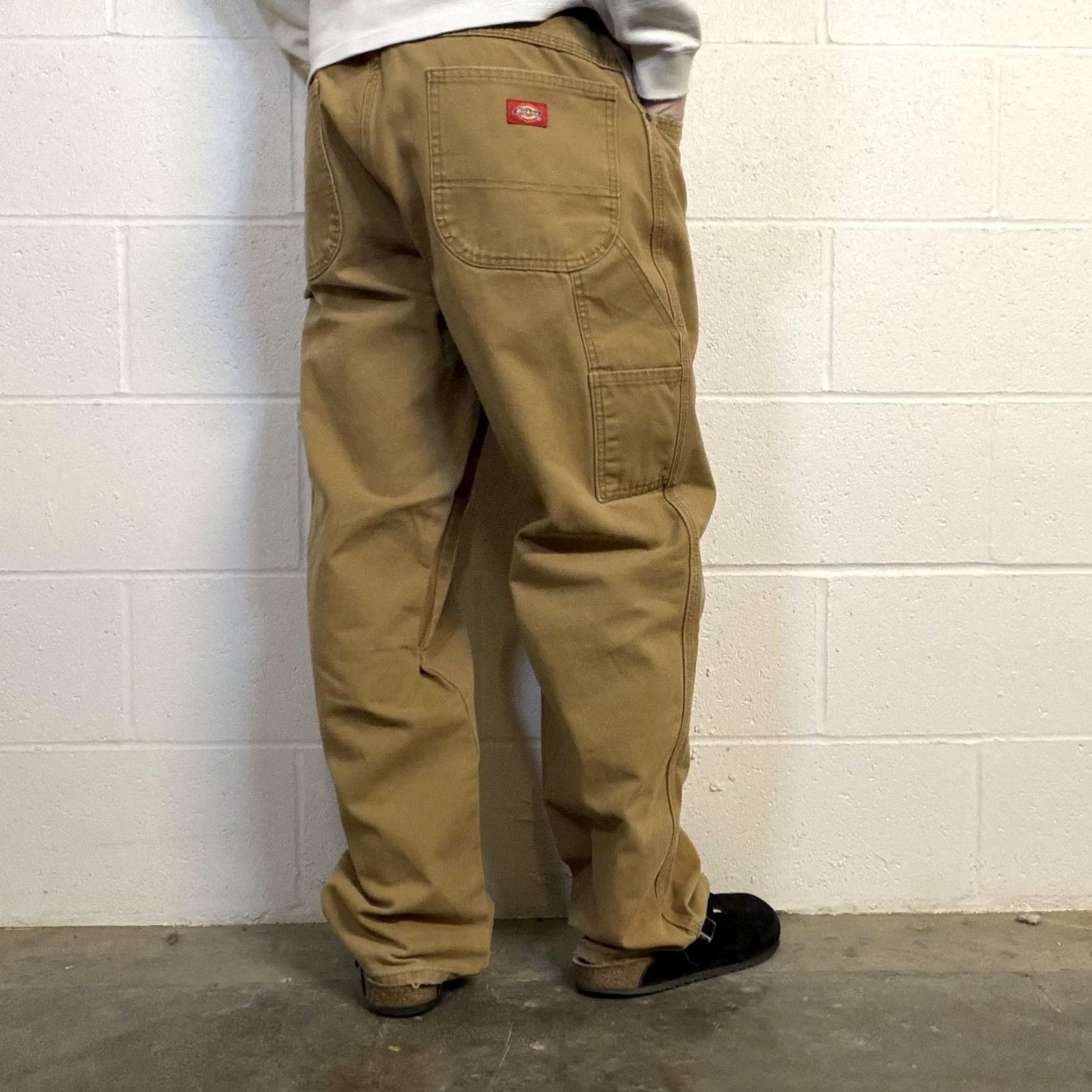 Dickies Y2K Dickies Carpenter Pants 36x30 Brown Canvas Relaxed Fit Workwear Utility Mens Pants Size US 36 / EU 52 - 2 Thumbnail