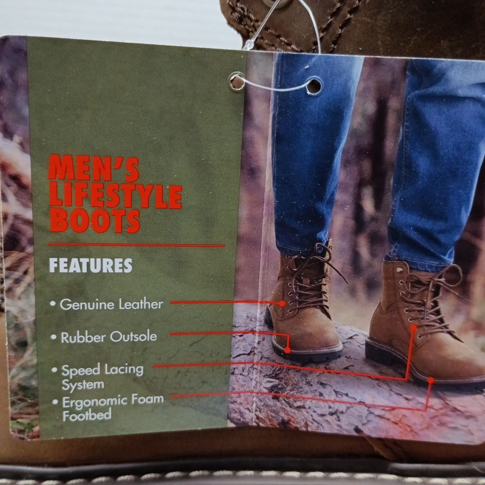 Other Ozark Trail Mens Mountain Hiking Boots Size 11 Brown Leather Size US 11 / EU 44 - 5 Thumbnail