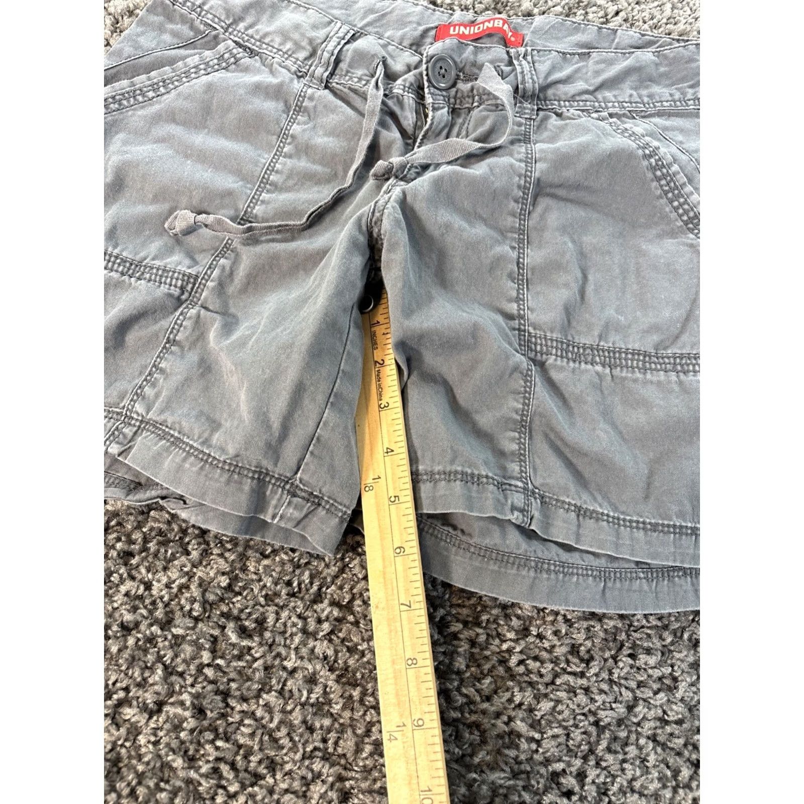Vintage VINTAGE Union Bay Shorts Womens 30 Gray Cargo Mini Y2K Denim Cotton Cut-Off Waist 30 Womens Size 30" / US 8 / IT 44 - 3 Thumbnail