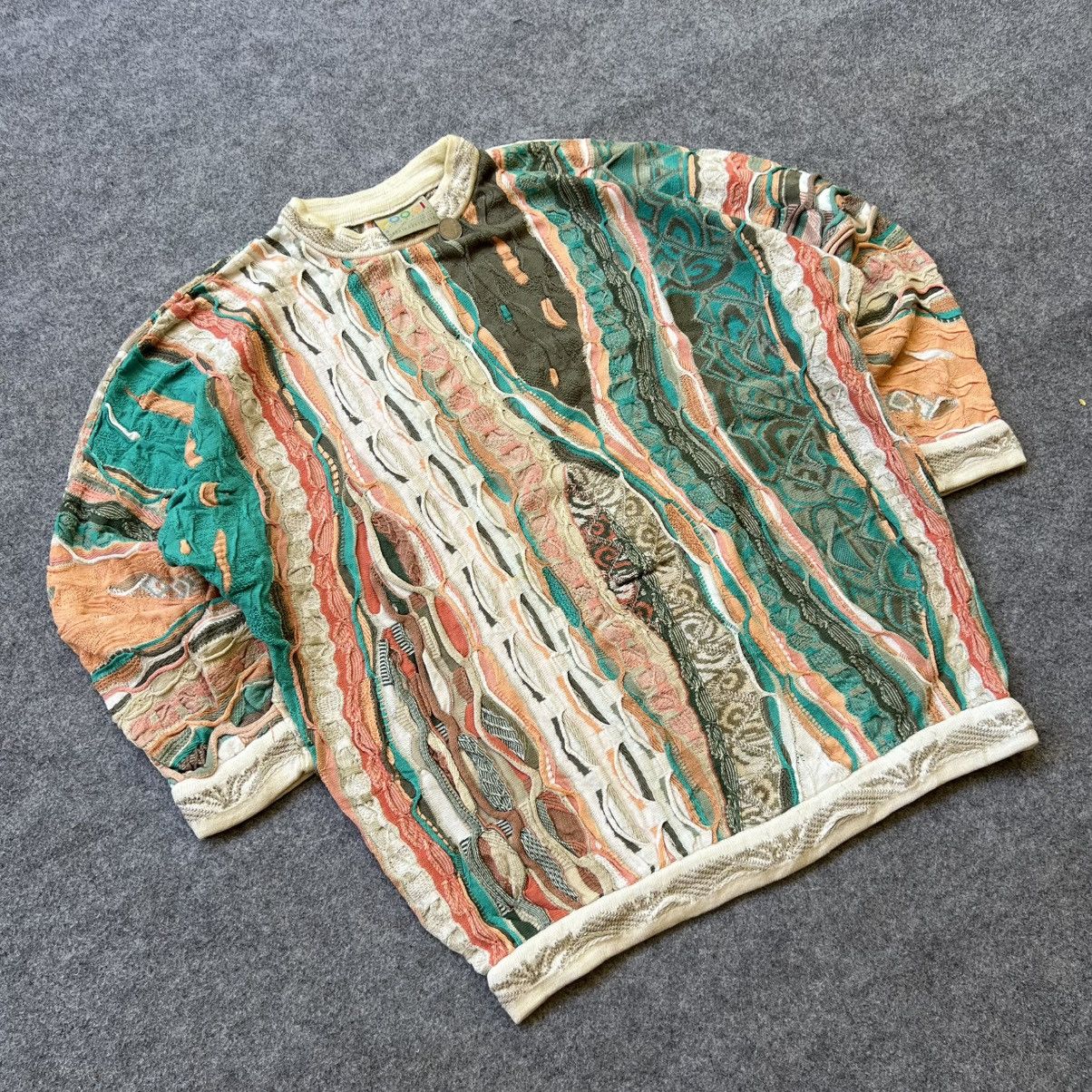 Coogi × Vintage Crazy Vintage Coogi 3D Cable Knit Sweater Size US S / EU 44-46 / 1 - 2 Thumbnail