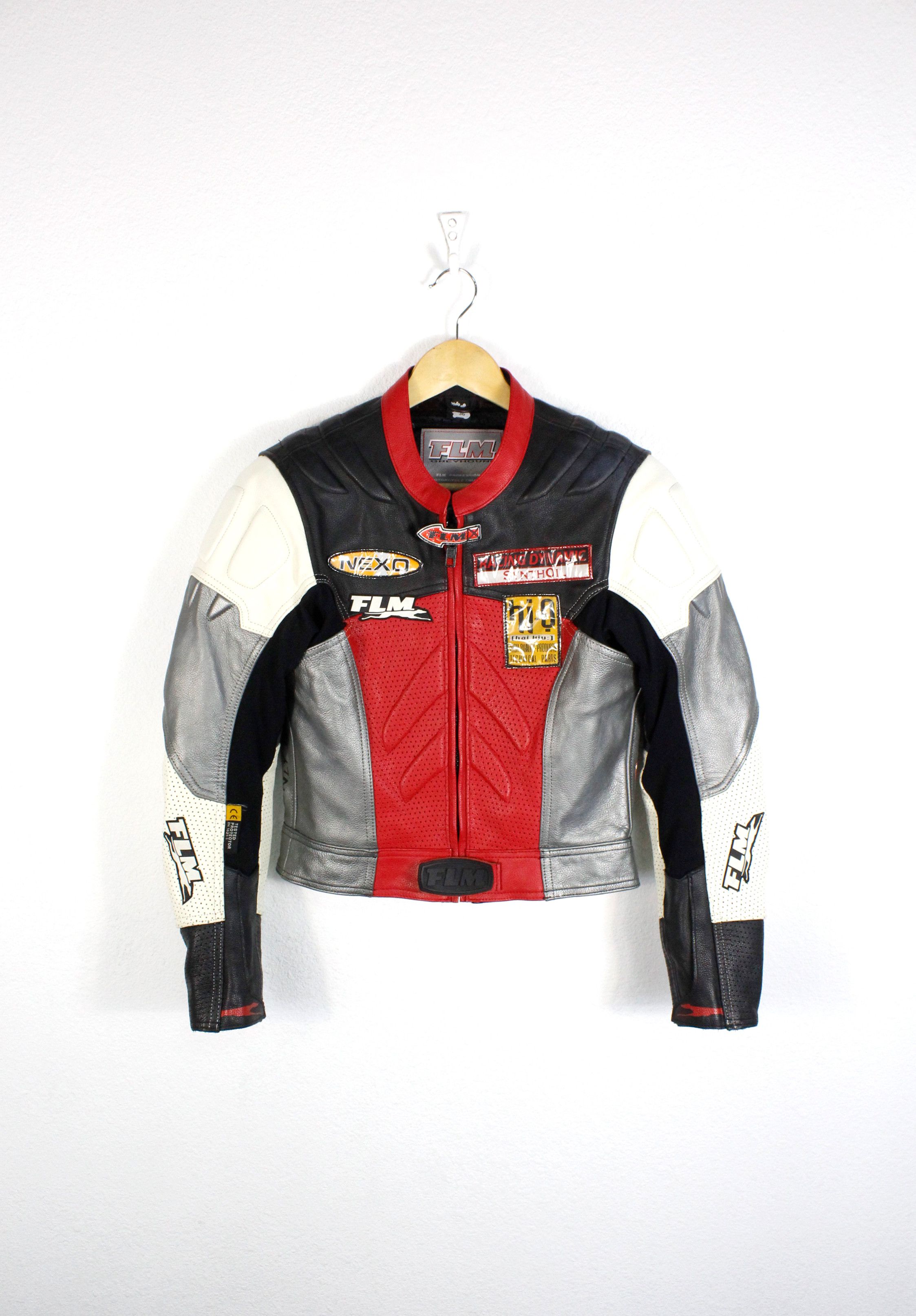 Other FLM POLO Nexo Racing Motocycle Bike Leather Jacket Size S / US 4 / IT 40 - 1 Thumbnail
