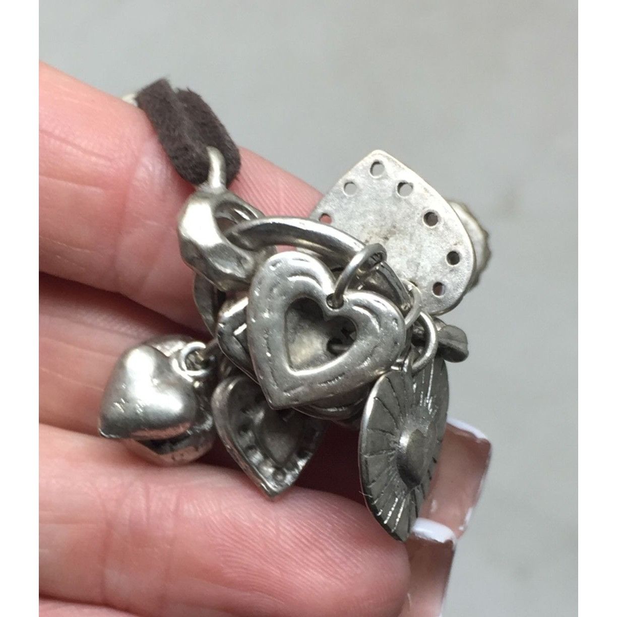 Other Adjustable Women's Bracelet with Heart Charms on it Size ONE SIZE - 8 Thumbnail