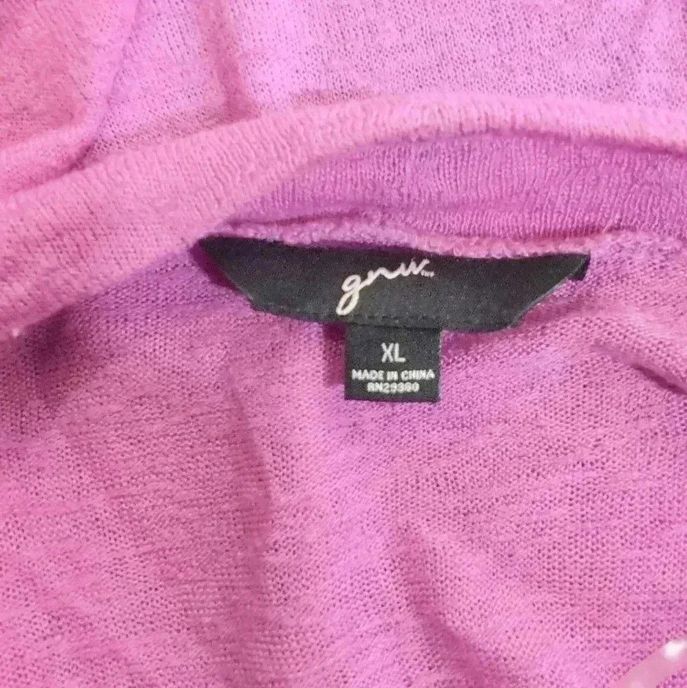 Other Pink Long Cardigan by GNW gauzy fabric great movement sz XL Size XL / US 12-14 / IT 48-50 - 4 Thumbnail