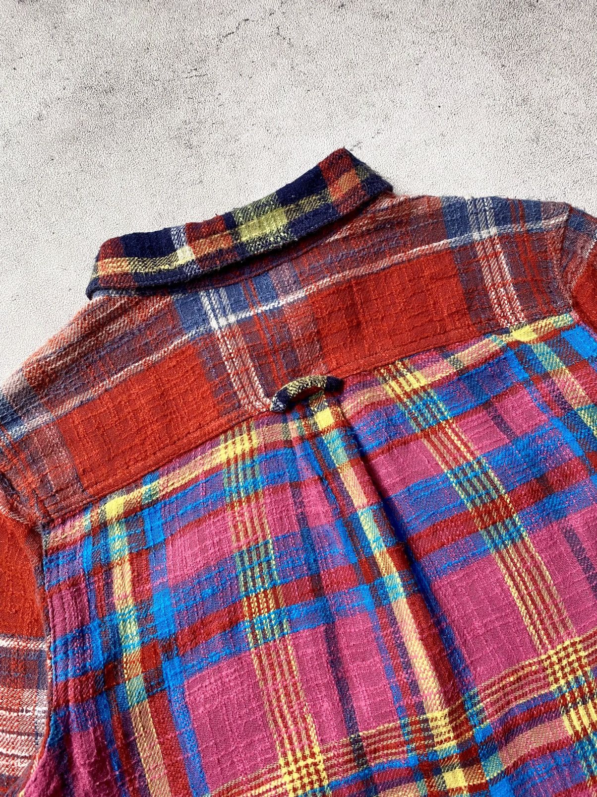 Sugar Cane Vintage Cube Sugar Patchwork Flannel Shirt Size US M / EU 48-50 / 2 - 8 Thumbnail
