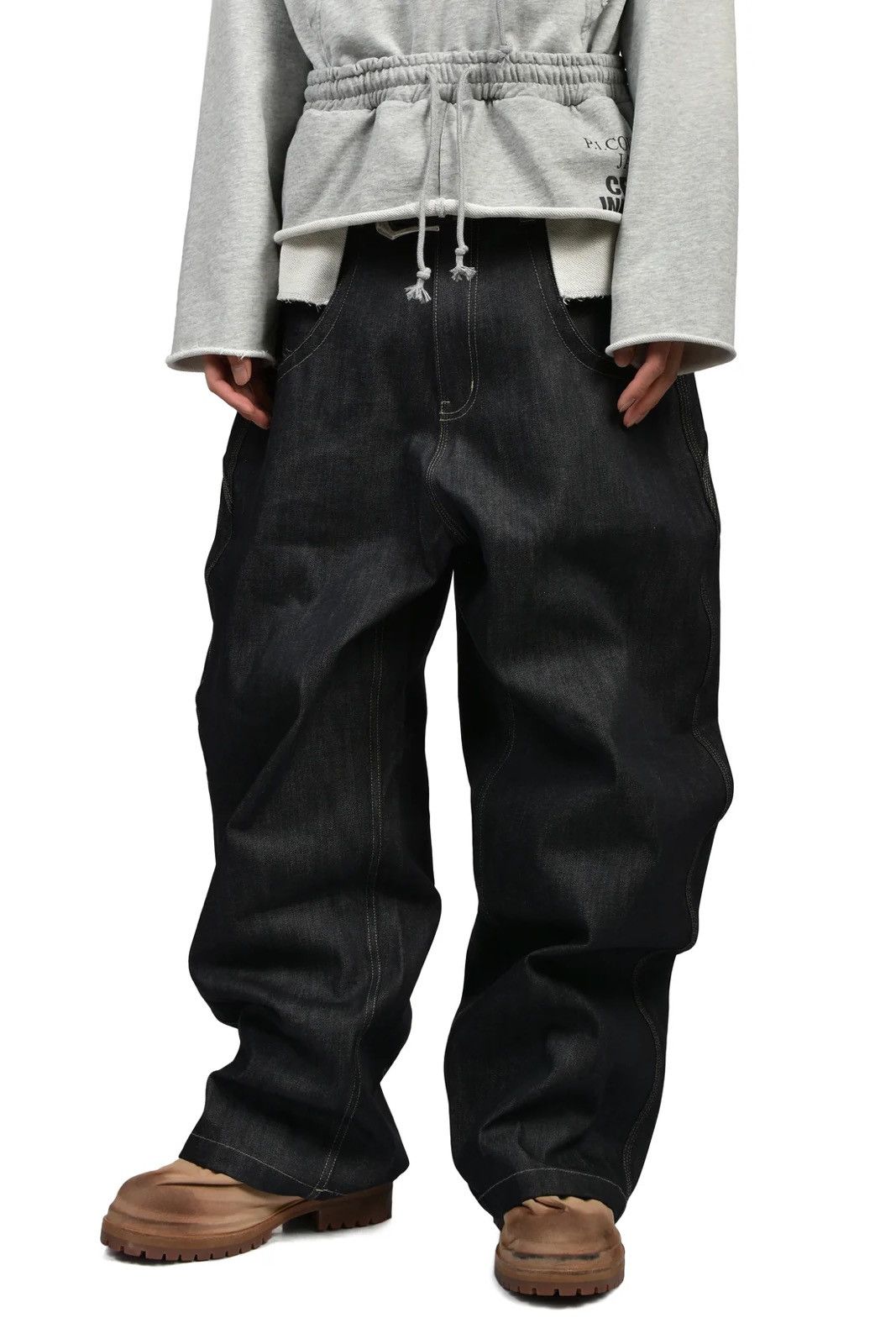 PROJECT G/R Protocol Index RETRO BAGGY DENIM PANTS PROJECT GR Size 3 Size US 32 / EU 48 - 6 Thumbnail
