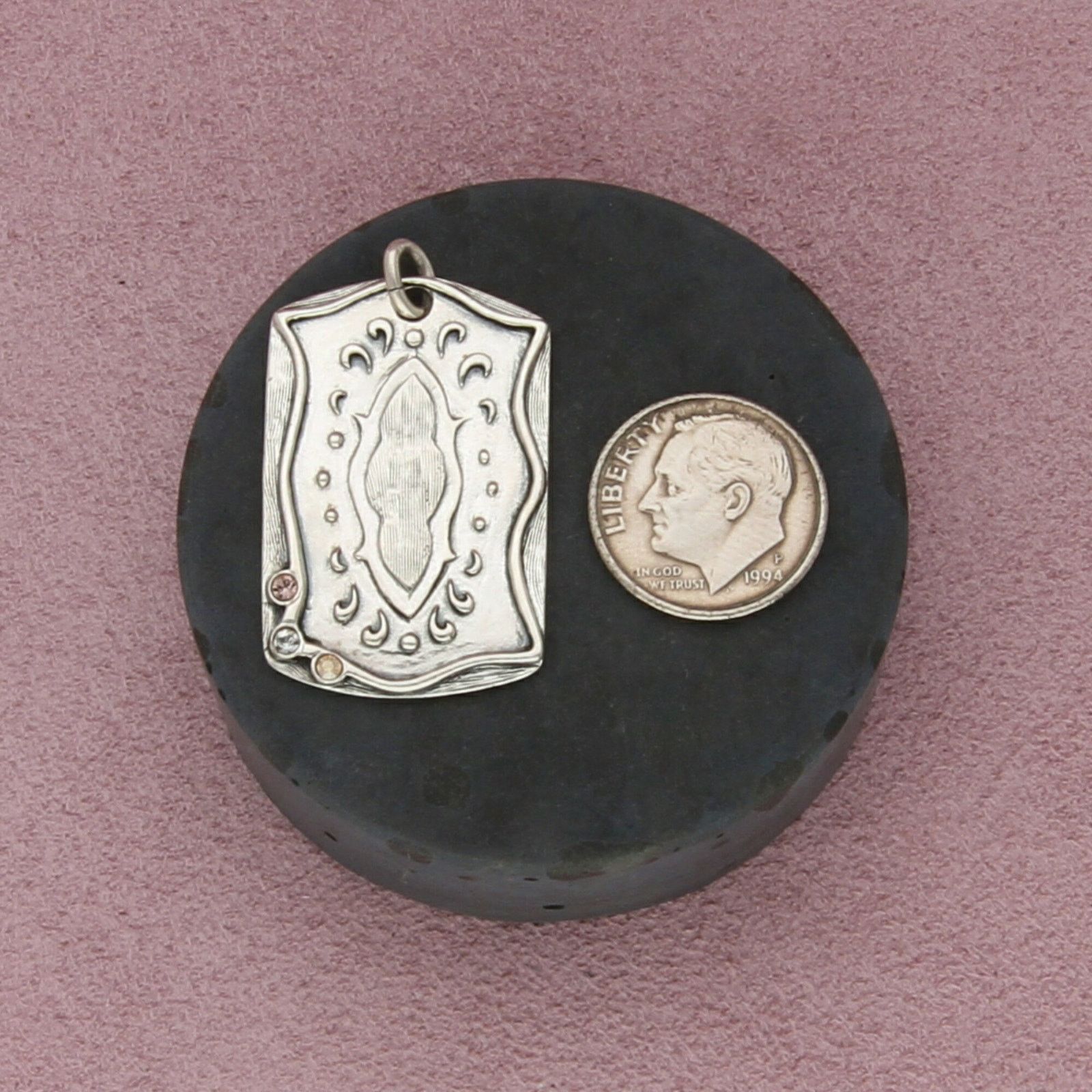 Sterling Silver silpada sterling silver national conference dog tag pendant Size ONE SIZE - 2 Thumbnail
