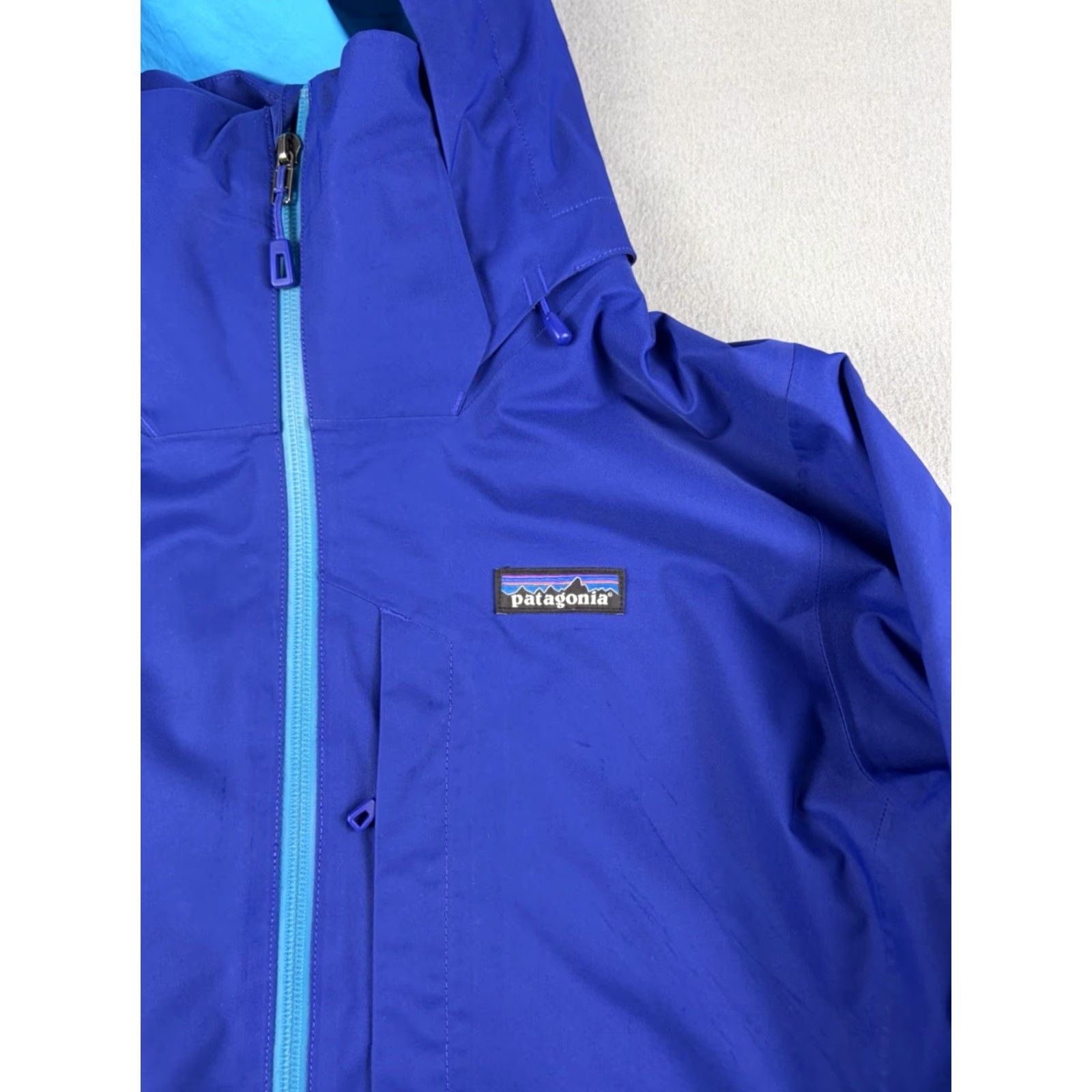 Patagonia Patagonia Jacket Womens M Regular Blue/Purple Hooded Full Zip Outdoor Recco H2NO Logo Size M / US 6-8 / IT 42-44 - 2 Thumbnail