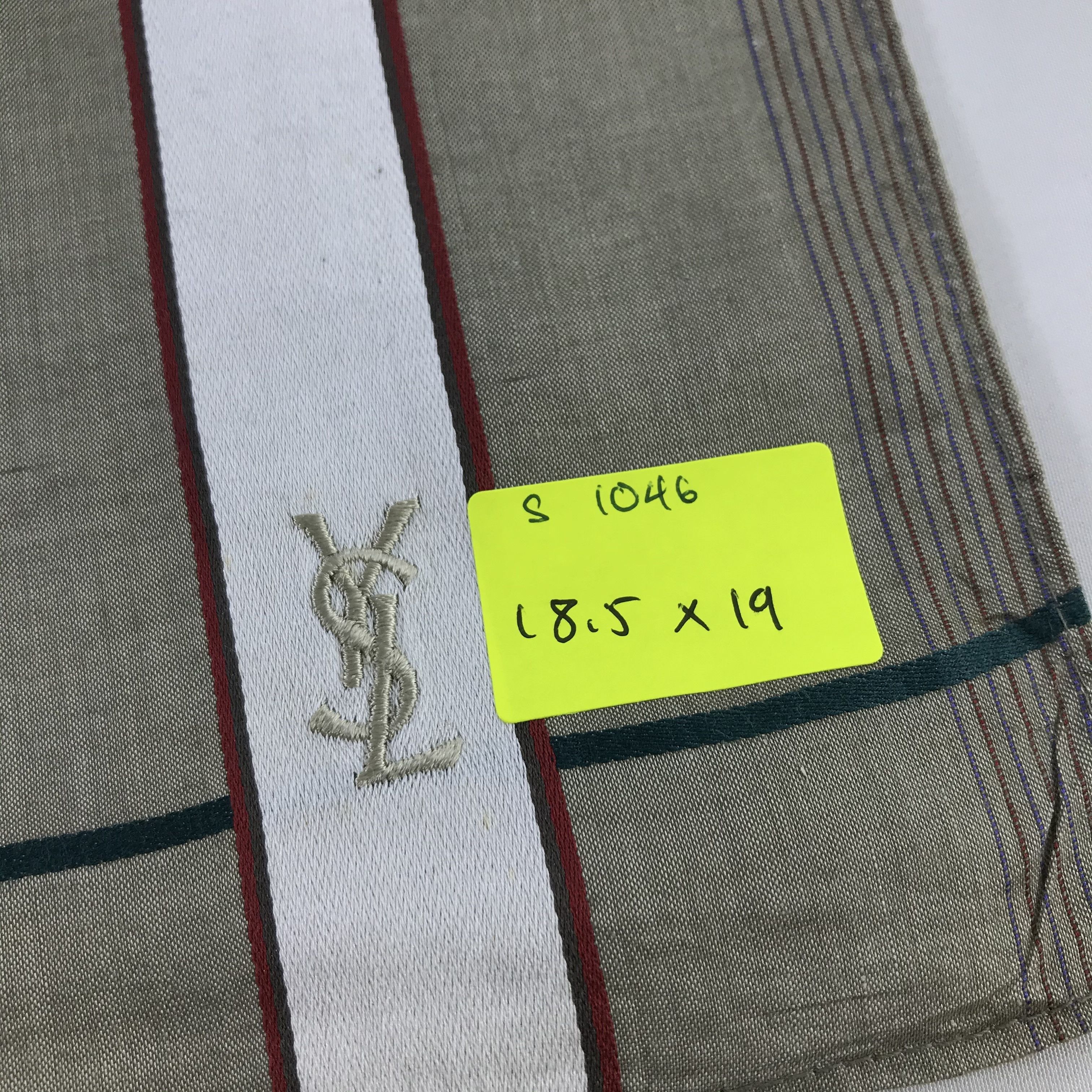 Vintage × Yves Saint Laurent Yves Saint Laurent Bandana / Handkerchief/Neckerchief -S1046 Size ONE SIZE - 5 Thumbnail