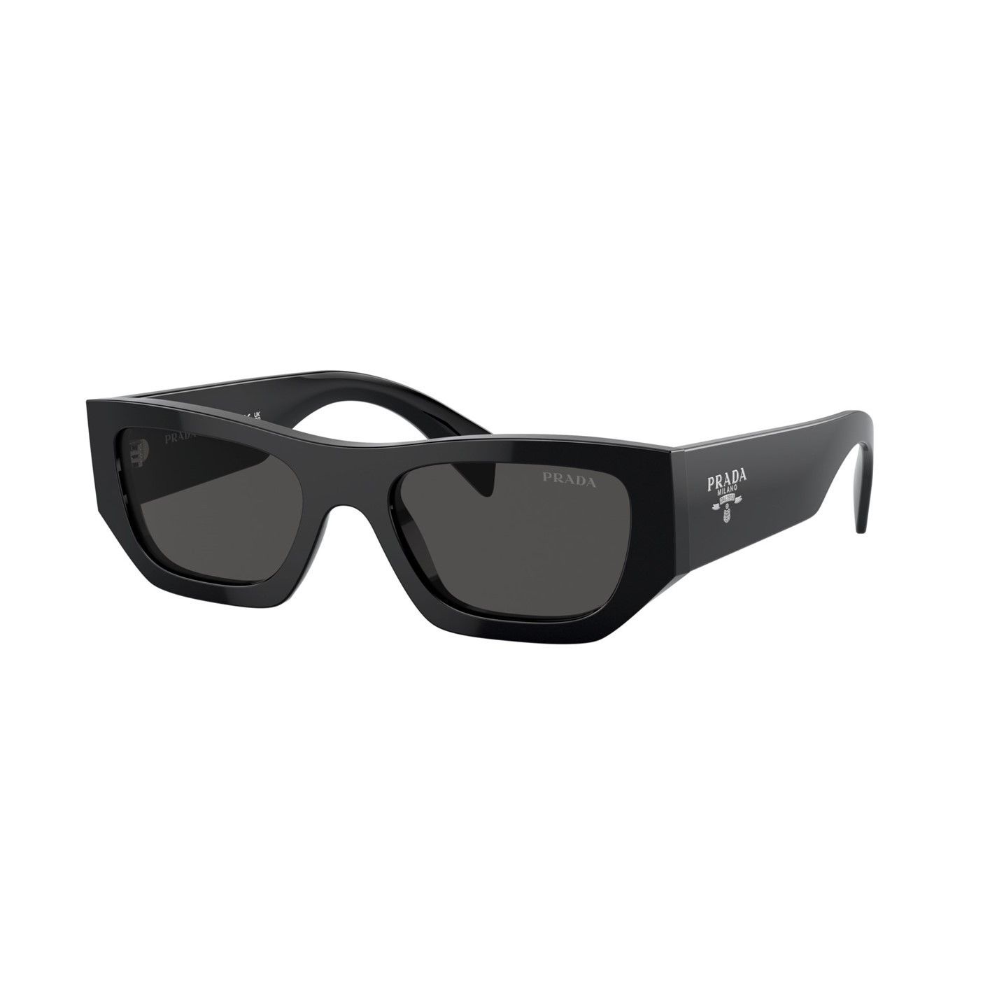 Prada PRADA Unisex Logo Rectangular Sunglasses Size ONE SIZE - 2 Thumbnail