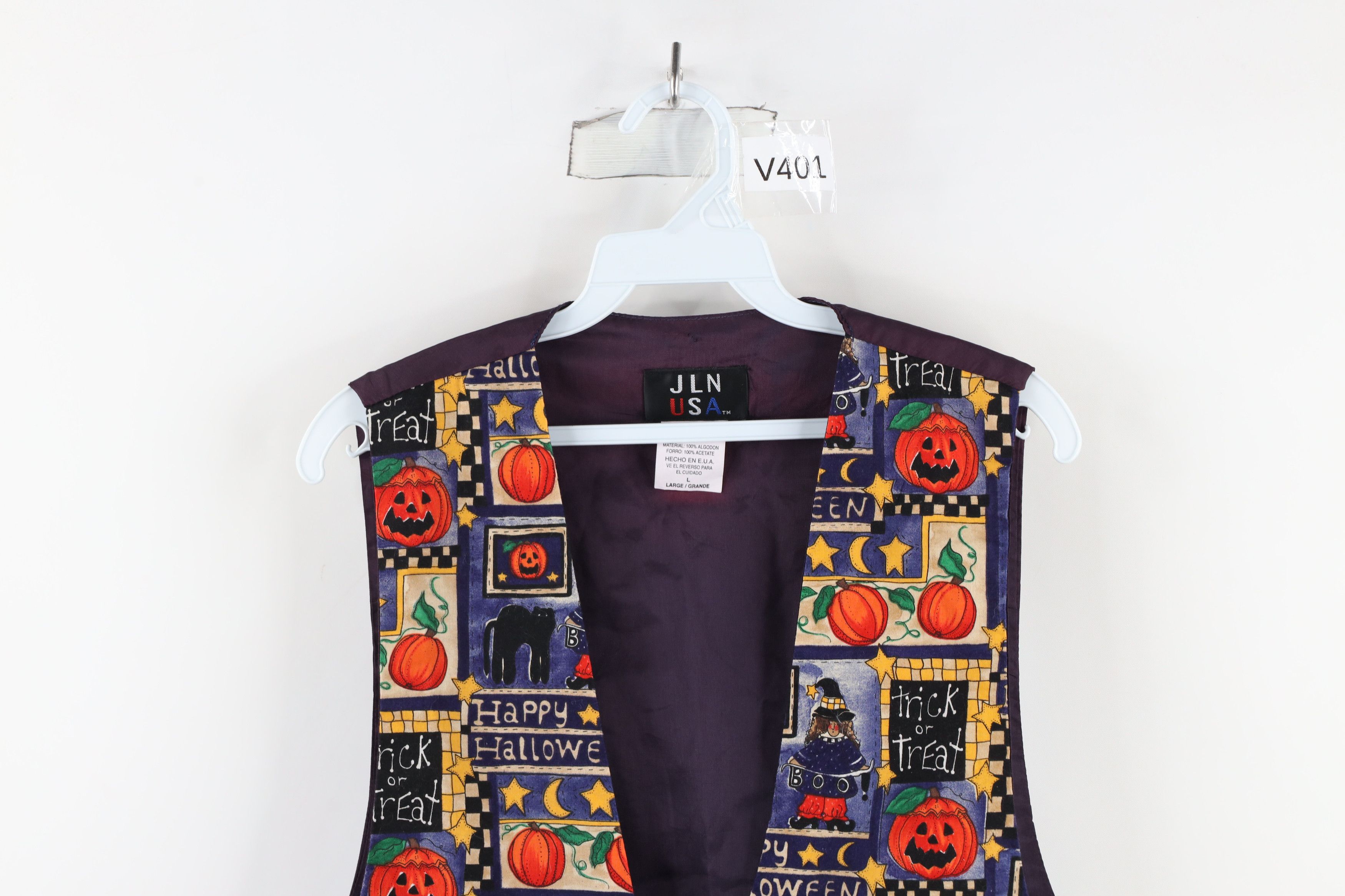 Vintage Vintage 90s Streetwear Tie Back Button Vest Jacket USA Size L / US 10 / IT 46 - 2 Thumbnail