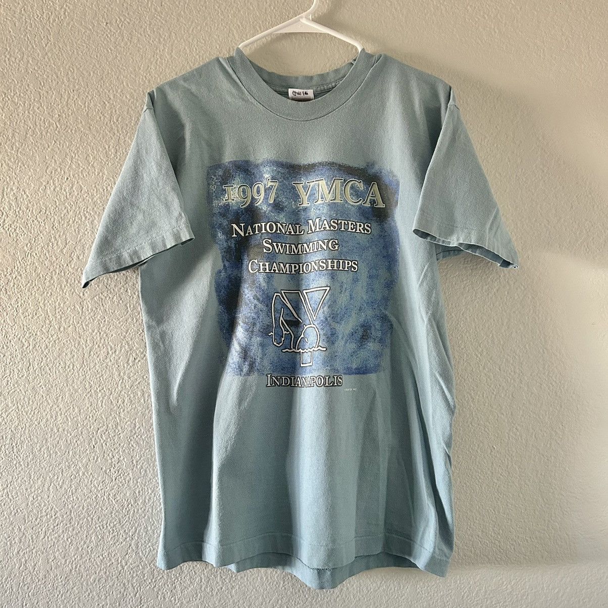 Vintage Vintage 1997 YMCA Swimming T-Shirt Men’s Large Size US L / EU 52-54 / 3 - 1 Thumbnail