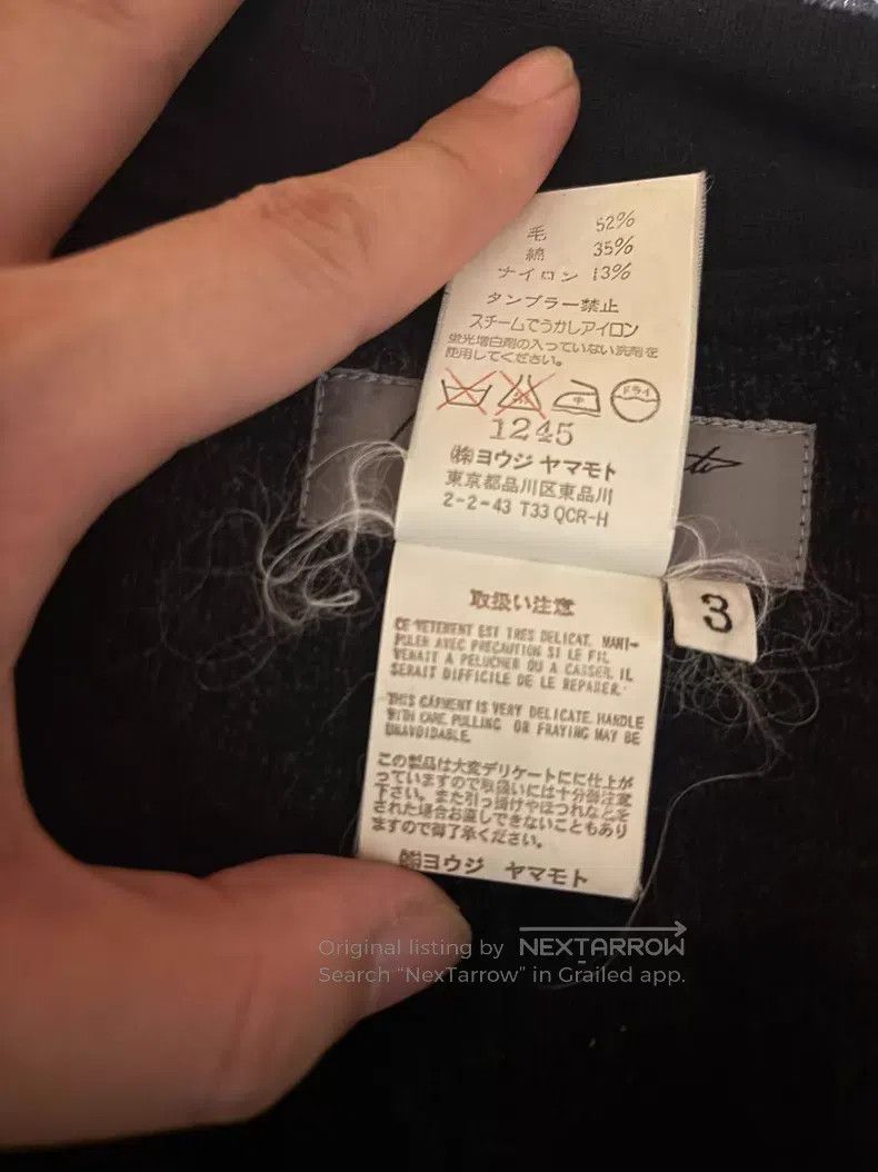 Yohji Yamamoto Yohji Yamamoto 00aw High Set Period Wool Collar Jacket Size US L / EU 52-54 / 3 - 6 Thumbnail