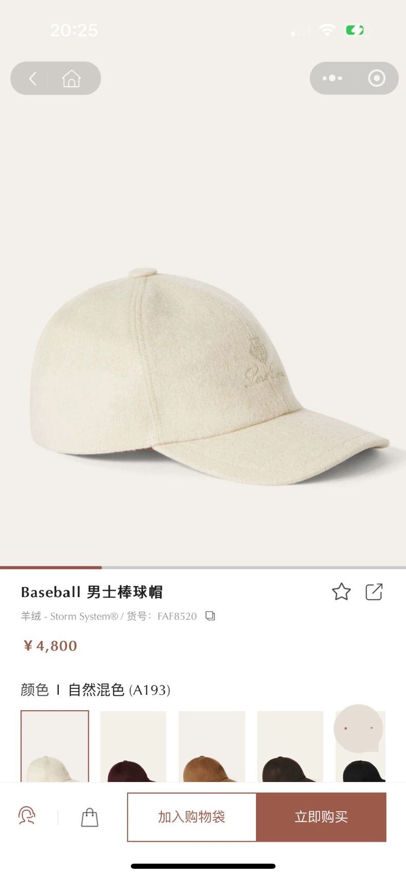 Loro Piana LORO PIANA baseball cap Size ONE SIZE - 1 Thumbnail