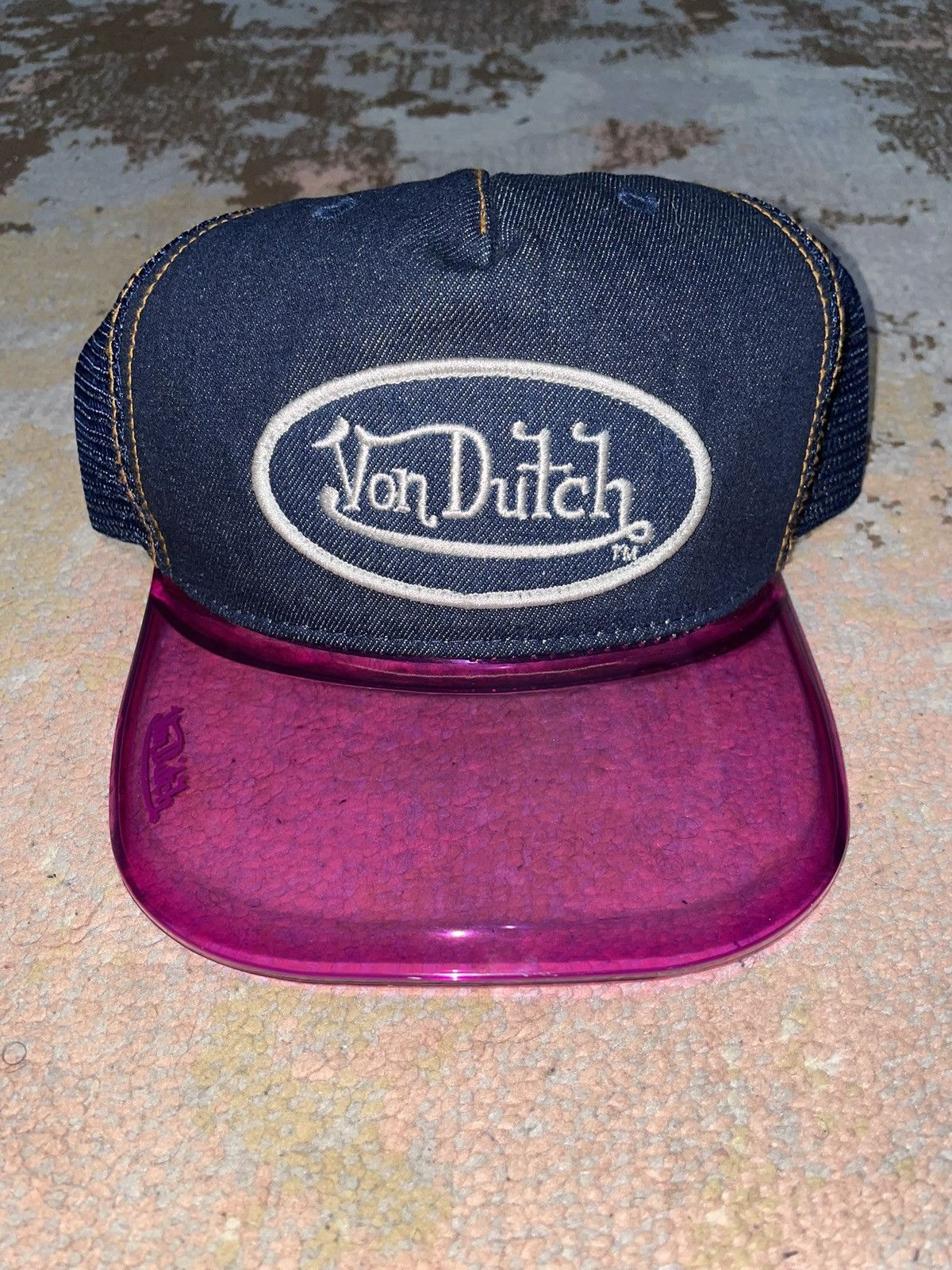 Von Dutch Von Dutch Y2K Transparent Visor Hat Size ONE SIZE - 1 Thumbnail
