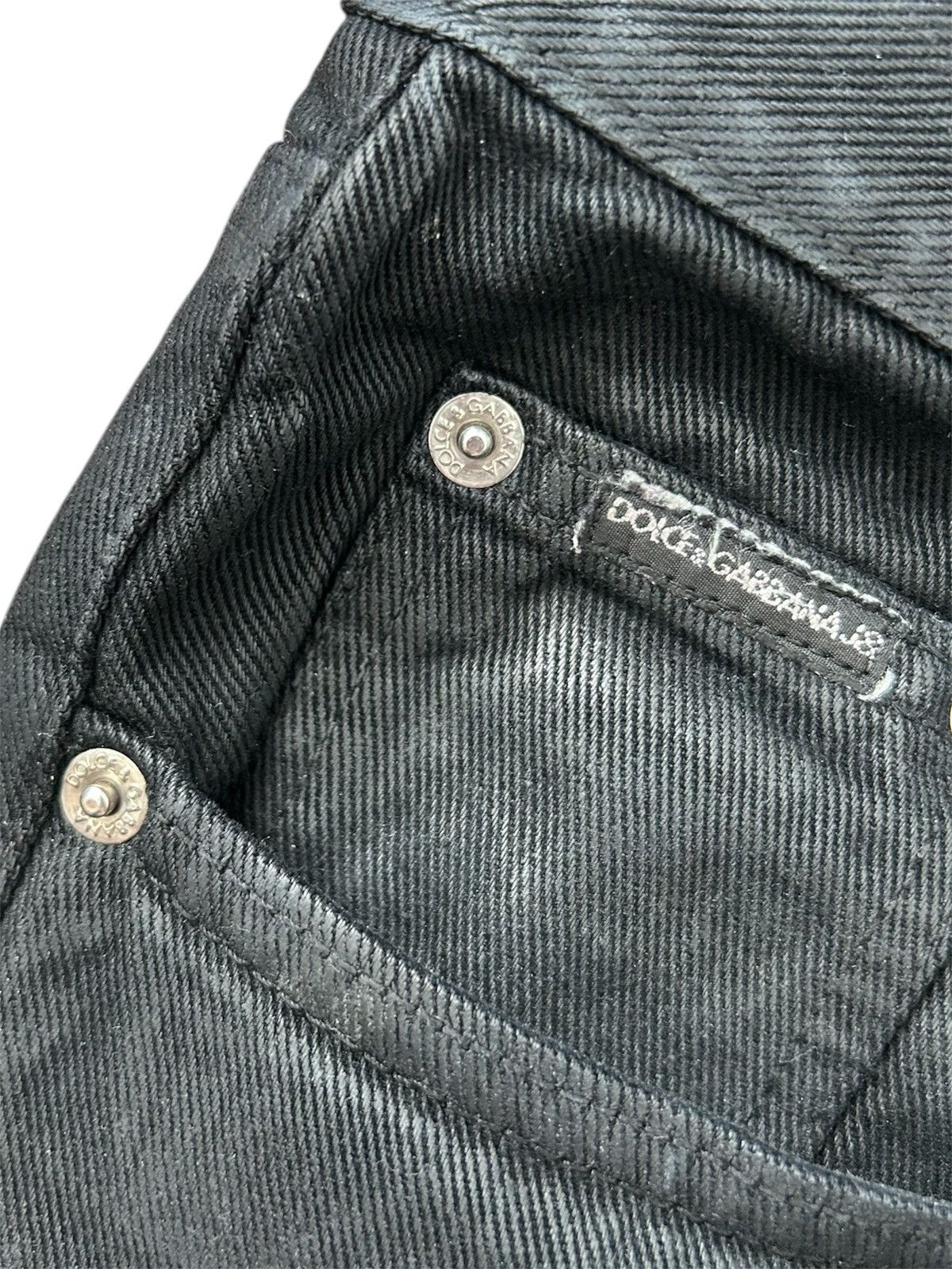 Dolce & Gabbana black italian dolce and gabana denim Size US 34 / EU 50 - 4 Thumbnail