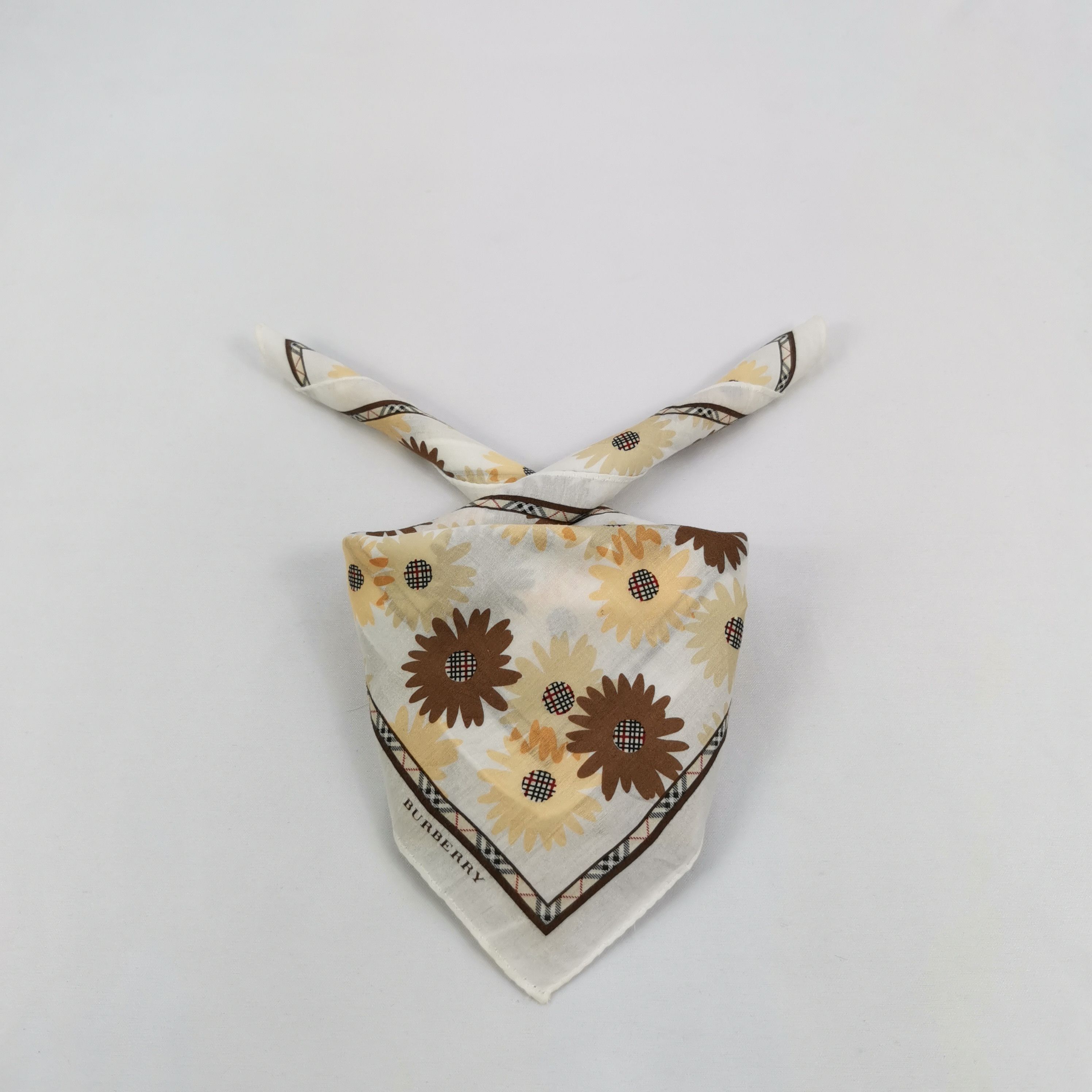 Burberry Vintage Burberry Handkerchief Bandana Pocket Square Size ONE SIZE - 1 Thumbnail