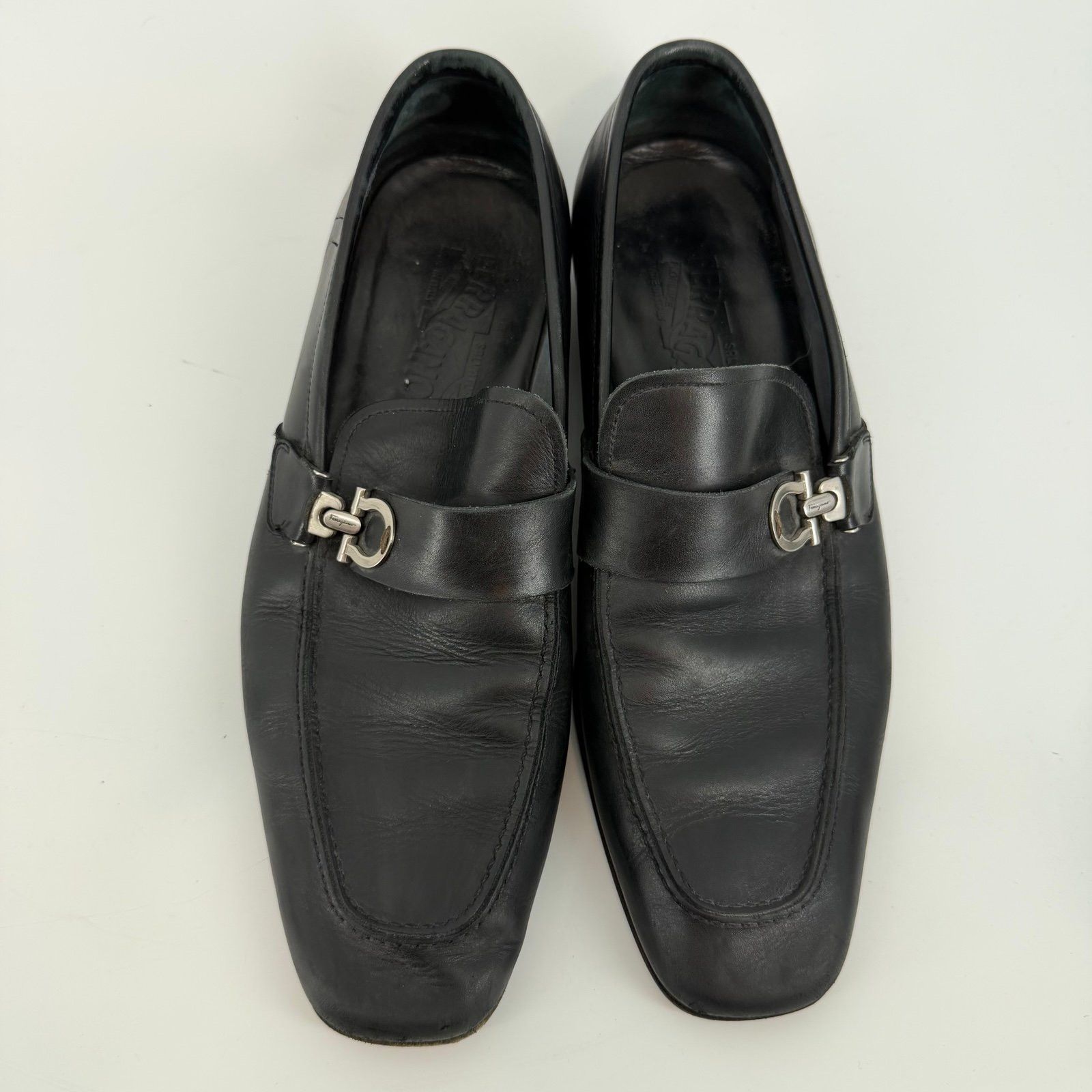 Salvatore Ferragamo Salvatore Ferragamo Men Size 10 Black Leather Horsebit Loaf Size US 10 / EU 43 - 3 Thumbnail