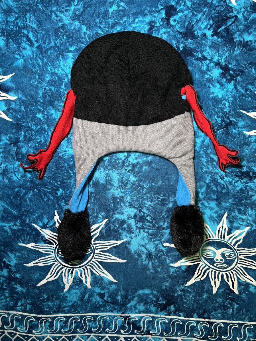 Marvel Comics SPIDER-MAN BIG LOGO MARVEL BEANIE HATS Y2K DRILL 90s Size ONE SIZE - 13 Thumbnail
