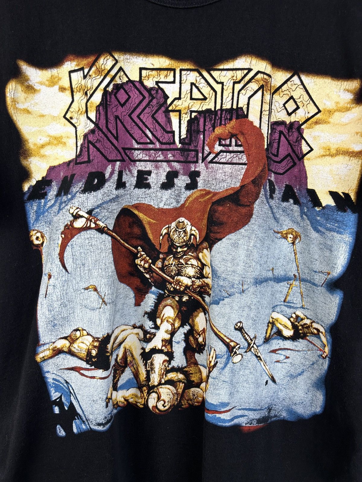 Band Tees Vintage Kreator Feel The Endless Pain Thrash Metal T-Shirt Size US M / EU 48-50 / 2 - 2 Thumbnail