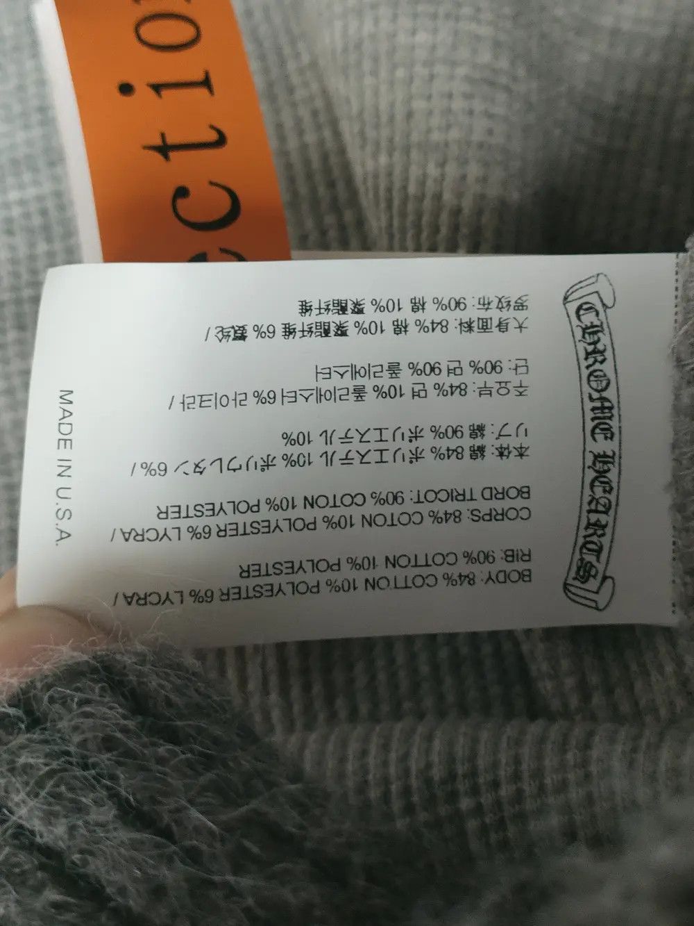 Chrome Hearts Chrome Hearts CH Embroidered Waffle Long Sleeve T Size US M / EU 48-50 / 2 - 6 Thumbnail