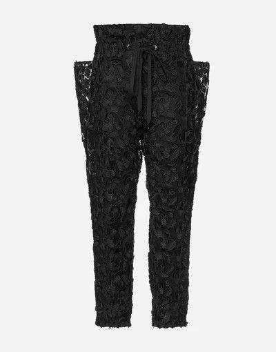 Dolce & Gabbana o1y0925 Jogger in Black Size 26" / US 2 / IT 38 - 1 Thumbnail