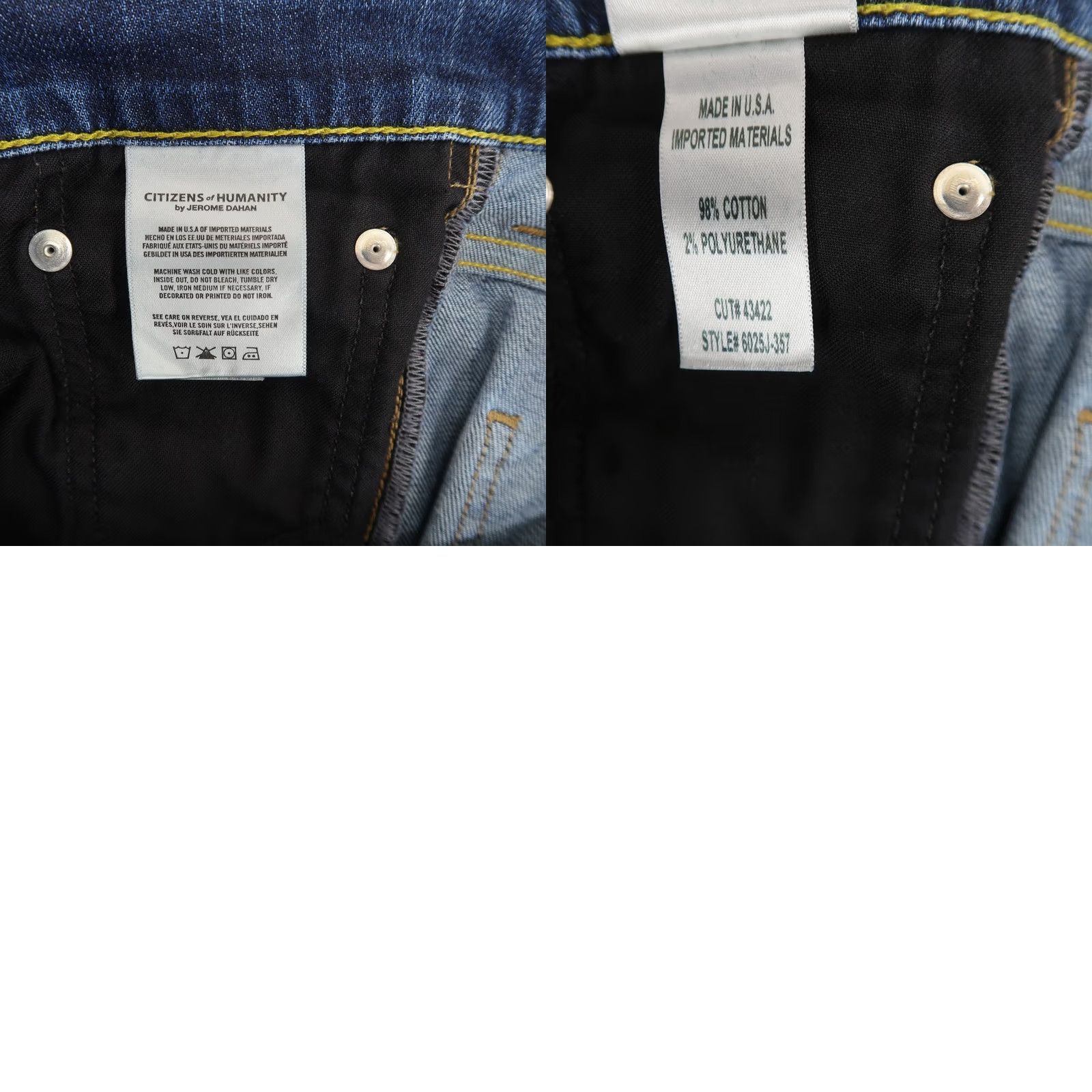 Citizens Of Humanity VINTAGE not applicable Size US 33 - 9 Thumbnail