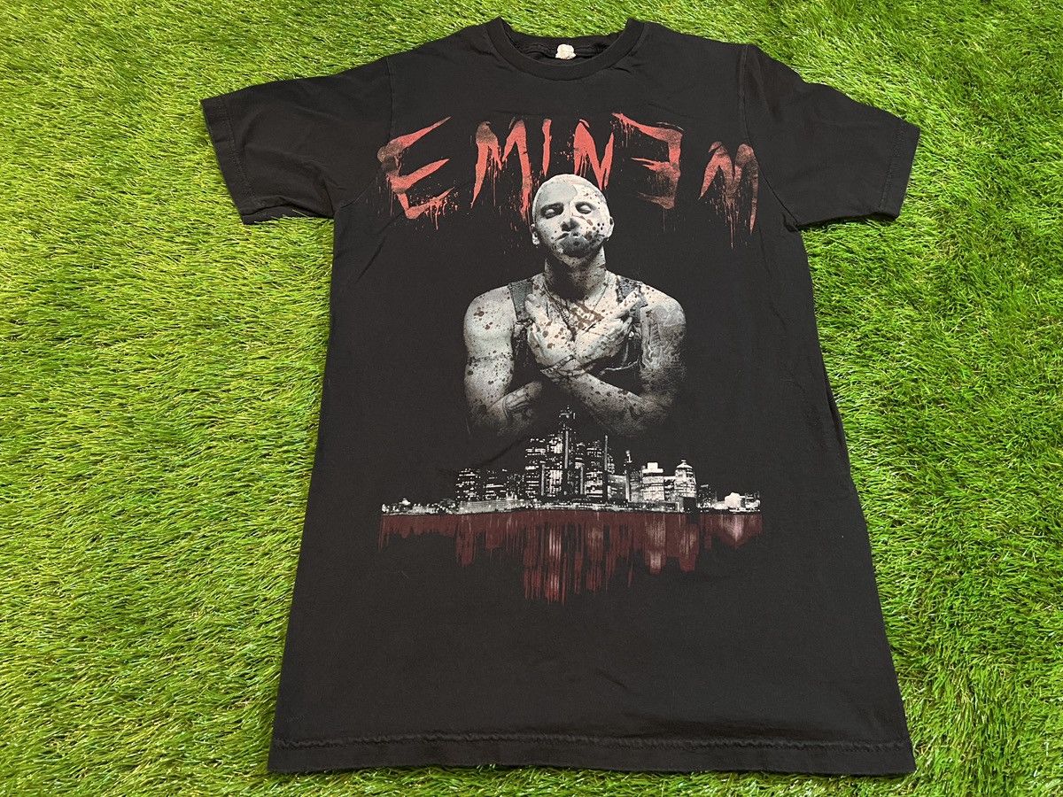 Band Tees × Eminem Eminem - Bloody Horror - Y2K Tour Merch Rap Tee T-Shirt Size US M / EU 48-50 / 2 - 1 Thumbnail