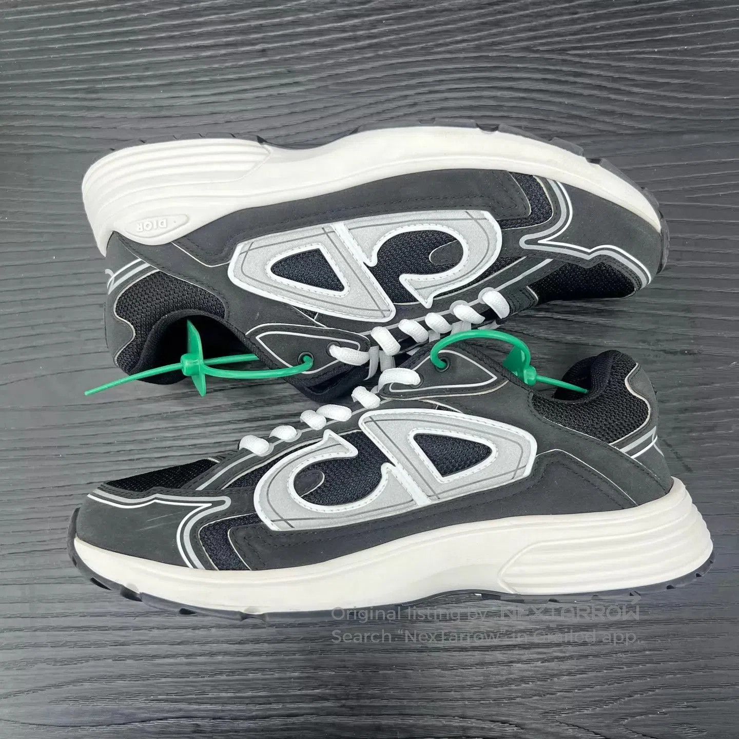 Dior Black Low-Top Sneakers Size 7.5. Size US 7.5 / EU 40-41 - 2 Thumbnail