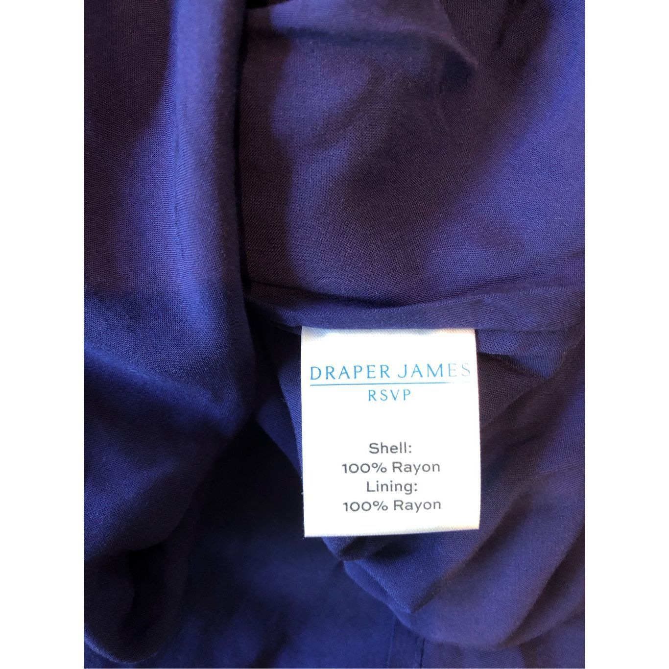 Other Draper James RSVP Women’s Formal Blue Short Sleeve V Neck Dr Size S / US 4 / IT 40 - 5 Thumbnail