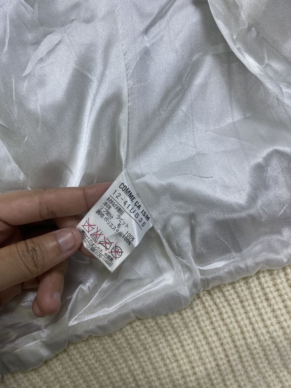 Comme Ca Ism Vintage Comme Ca Ism Japan Rabbit Fur Hoodie Vest Size US S / EU 44-46 / 1 - 8 Thumbnail