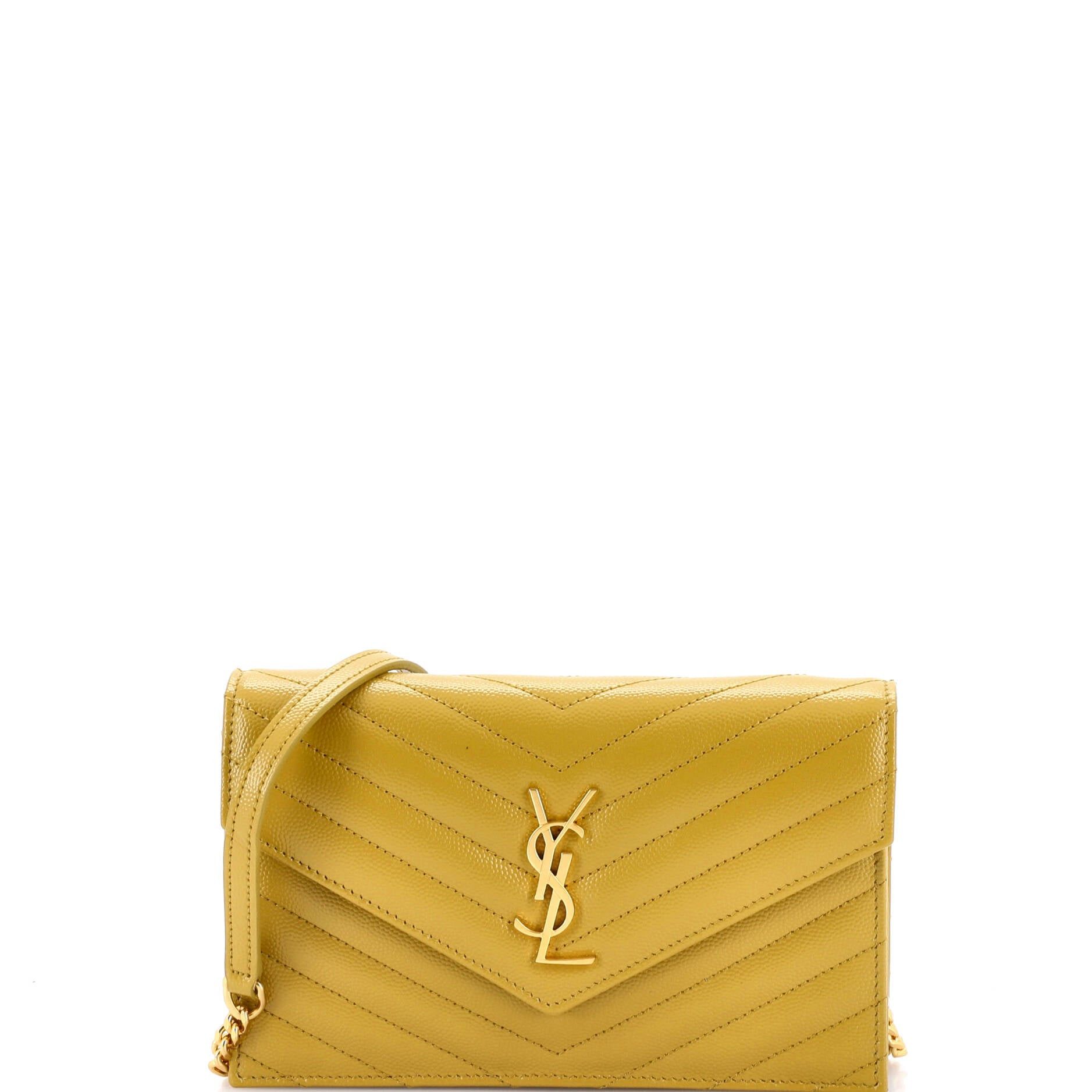 Saint Laurent Paris Classic Monogram Wallet on Chain Size ONE SIZE - 1 Thumbnail