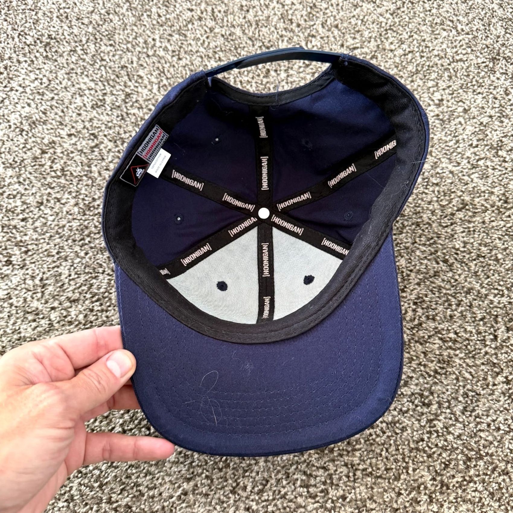 Vintage Hoonigan Snapback Hat Sensor Bar Ken Block Adjustable Cap Blue Racing Mens One Size Baseball Cap Size ONE SIZE - 5 Thumbnail