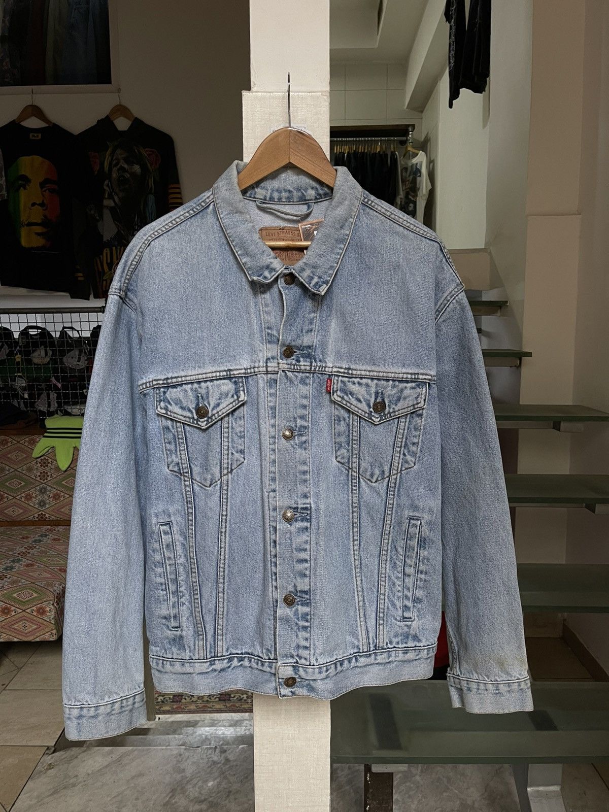 Levi's × Stussy Stussy x Levis Trucker Jacket XXL | Grailed
