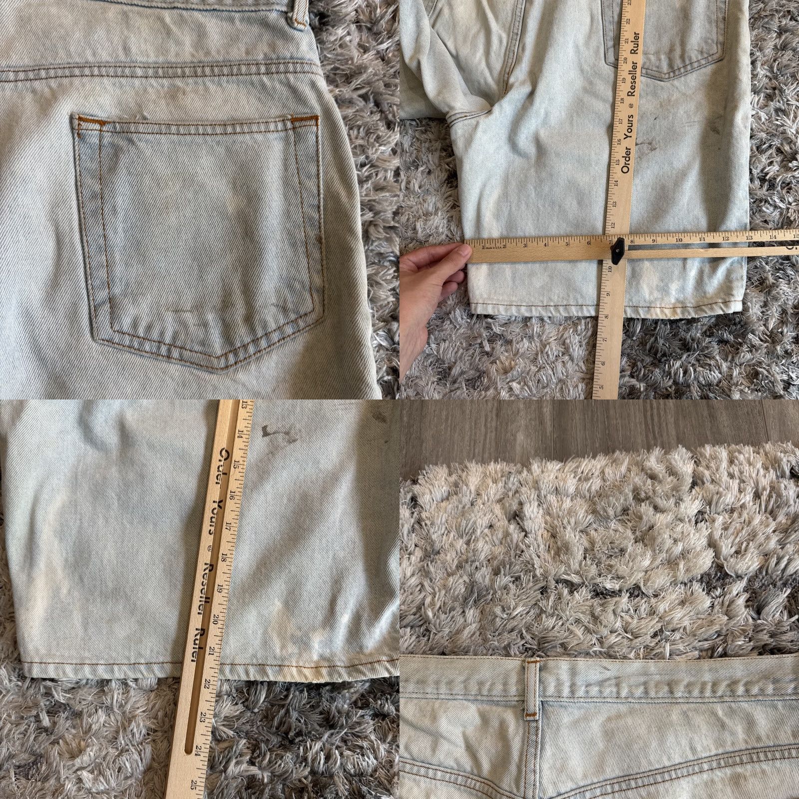 Vintage VINTAGE 00’s Members Mark Blue Denim Jorts Cargo Jeans Shorts Men’s Size 40 Casual Distressed Regular Collegiate Mens Size US 40 / EU 56 - 8 Thumbnail