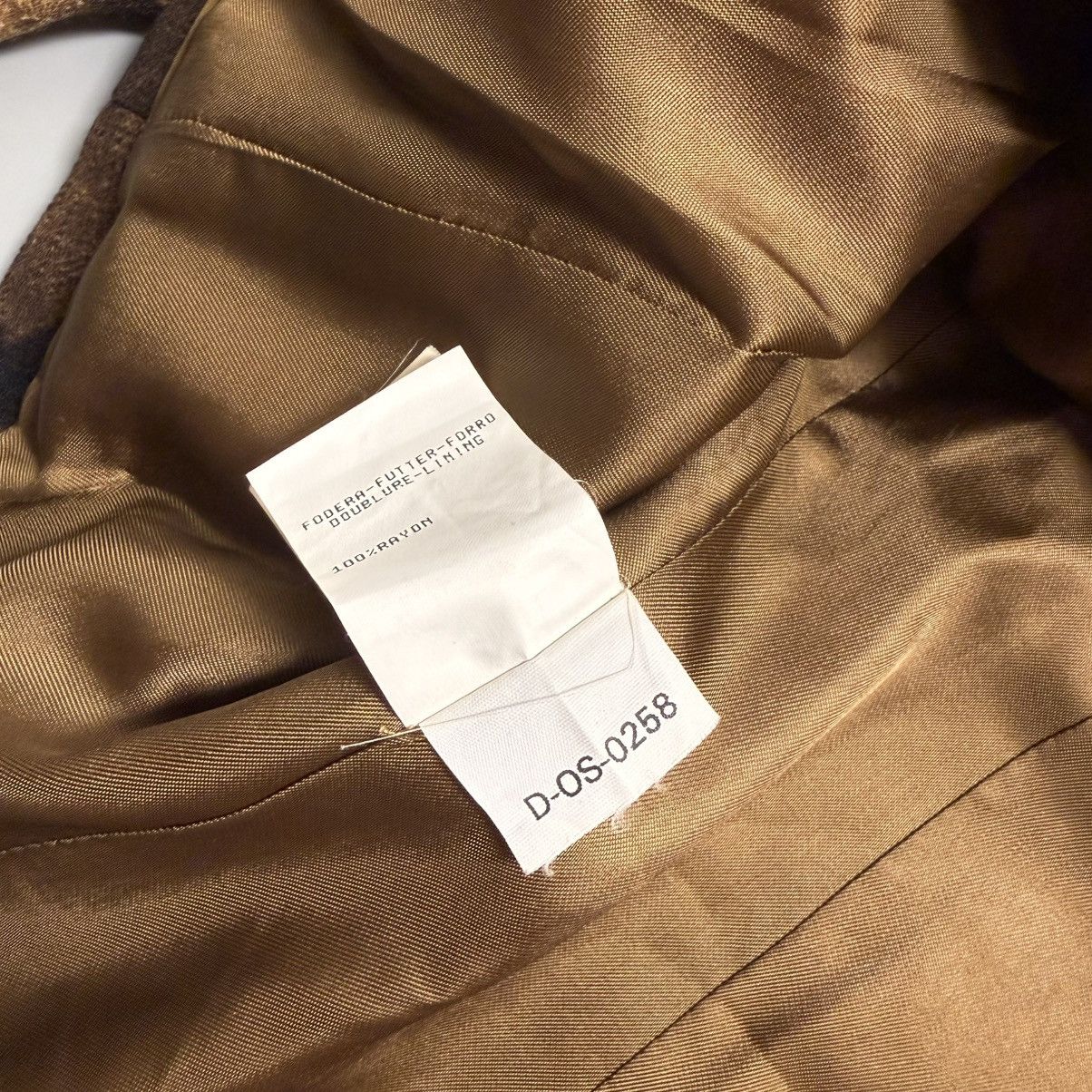 Moschino Moschino Brown Floral Pattern Wool blazer- 90s Size M / US 6-8 / IT 42-44 - 6 Thumbnail