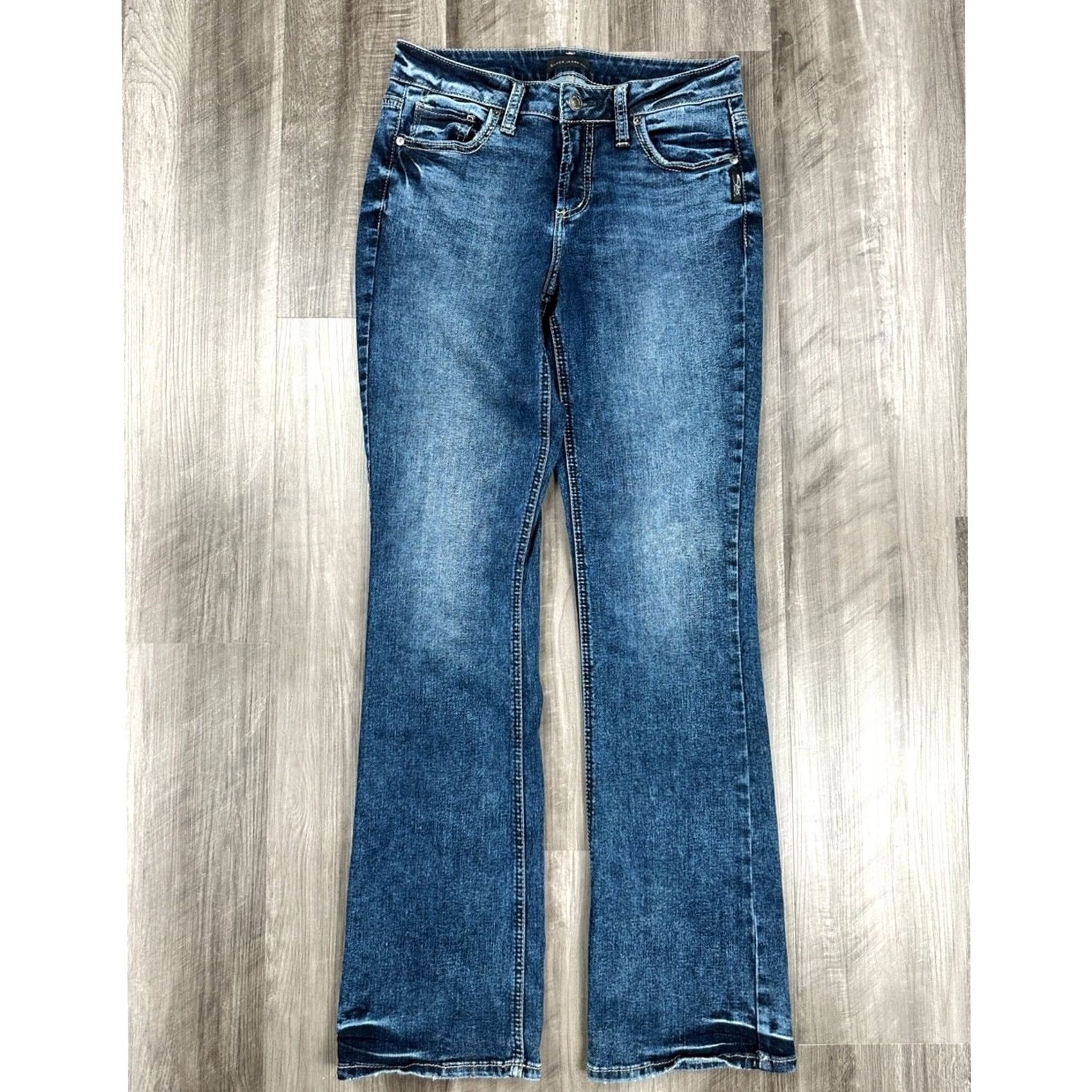 Silver Jeans Co. Silver Jeans Co. Suki Slim Bootcut Jeans Women’s Size 29x33 Medium Wash Size 29" - 3 Thumbnail