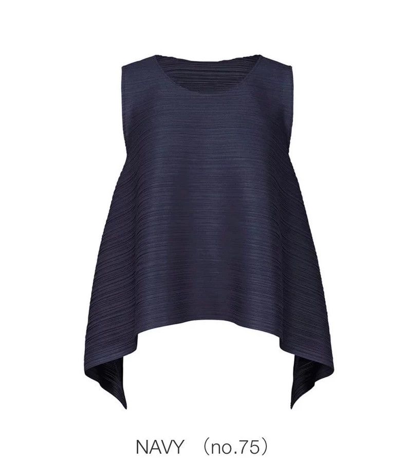 Issey Miyake Issey Miyake Navy blue vest Size L / US 10 / IT 46 - 2 Thumbnail