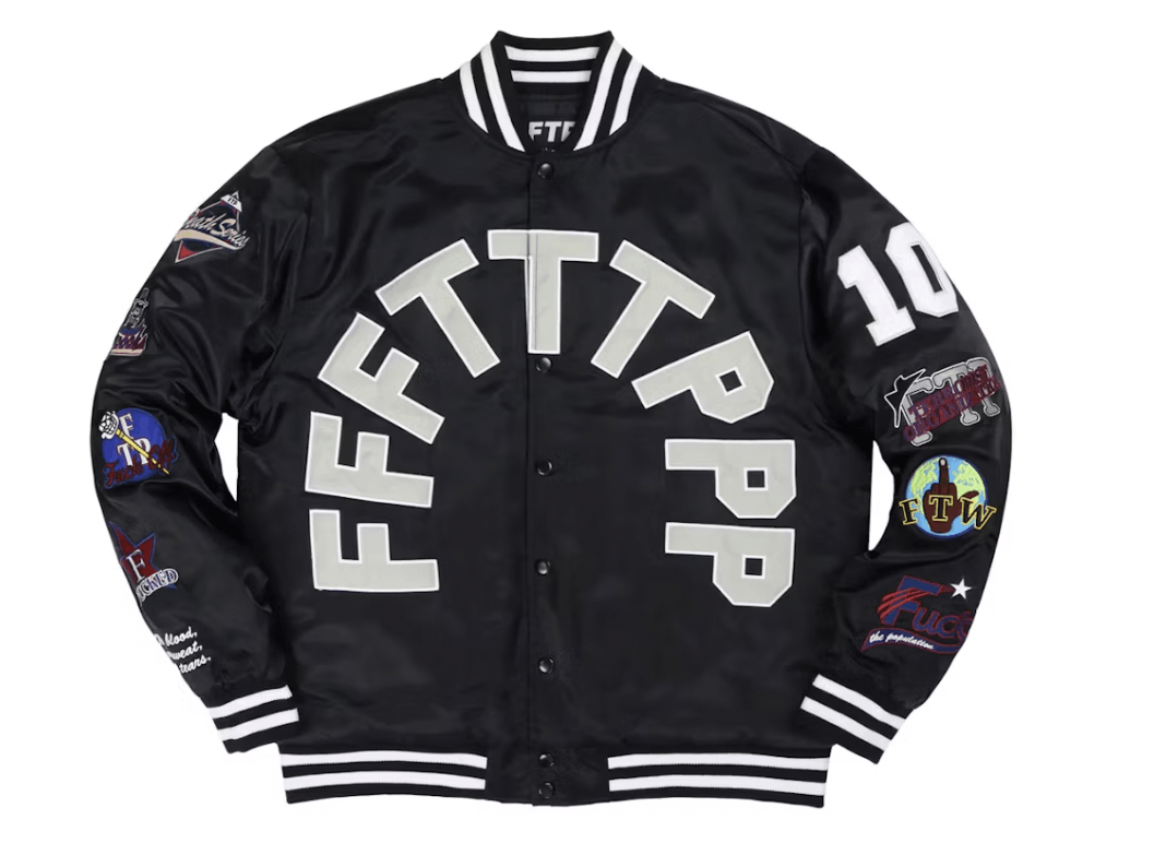 Fuck The Population FTP League Varsity Jacket Black L Size US L / EU 52-54 / 3 - 1 Thumbnail